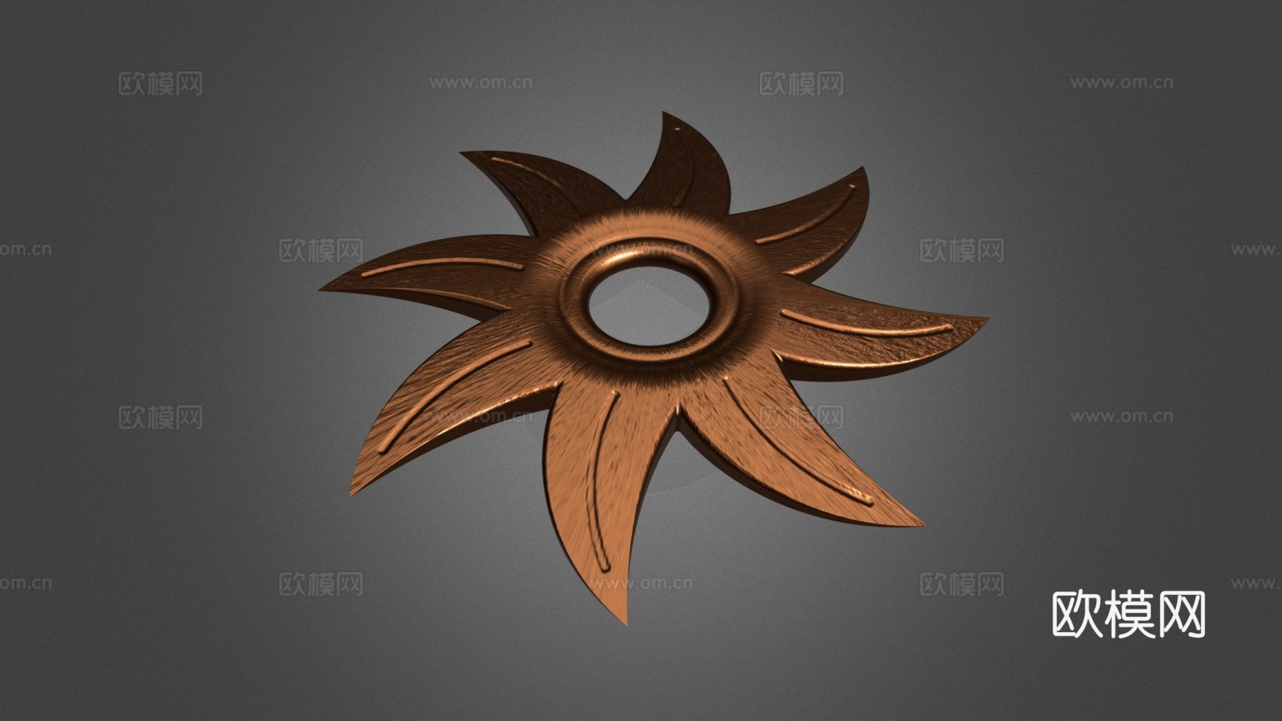 手里剑3d模型下载（渲染图1）