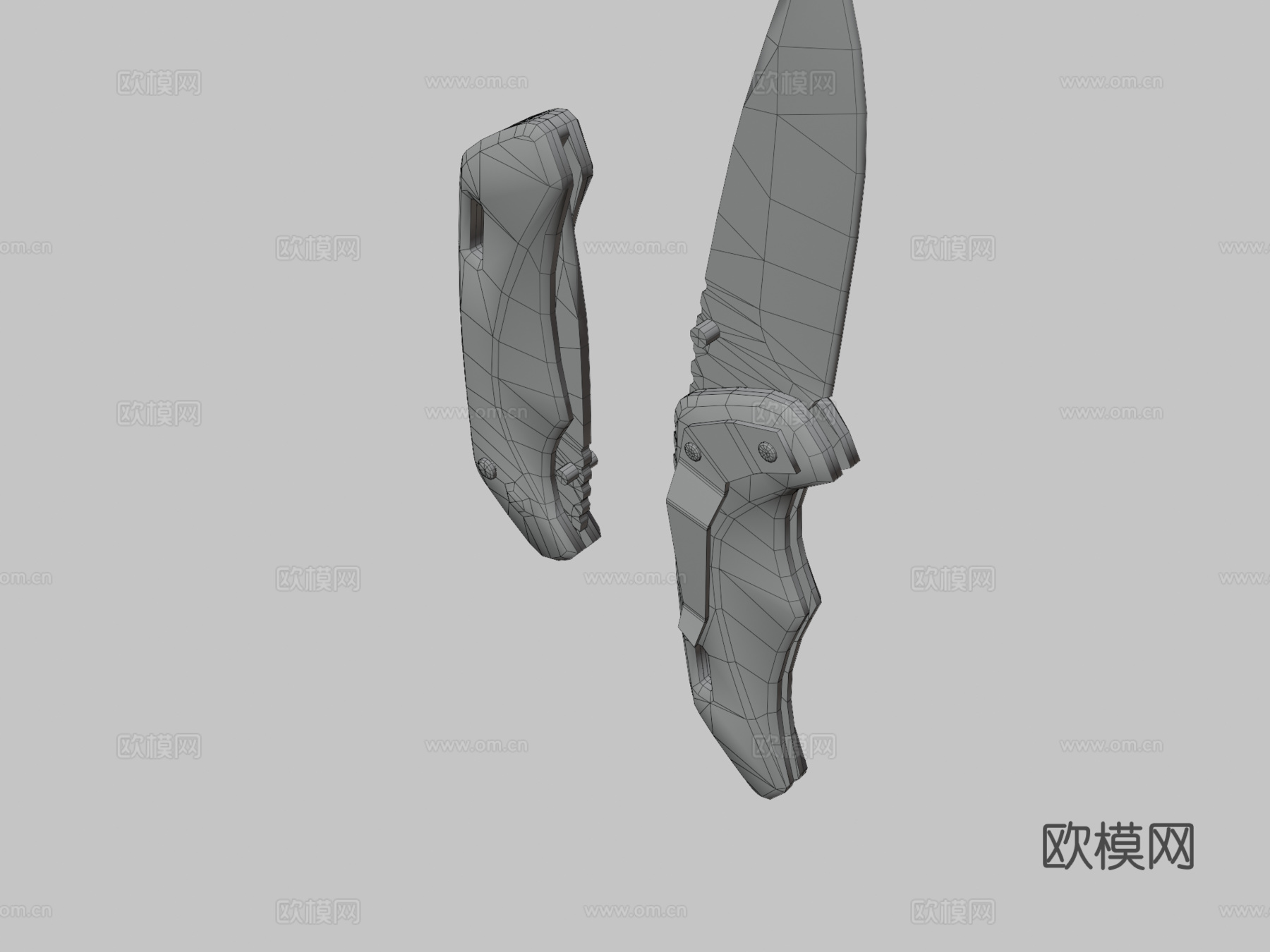 G8刀3d模型下载（渲染图3）