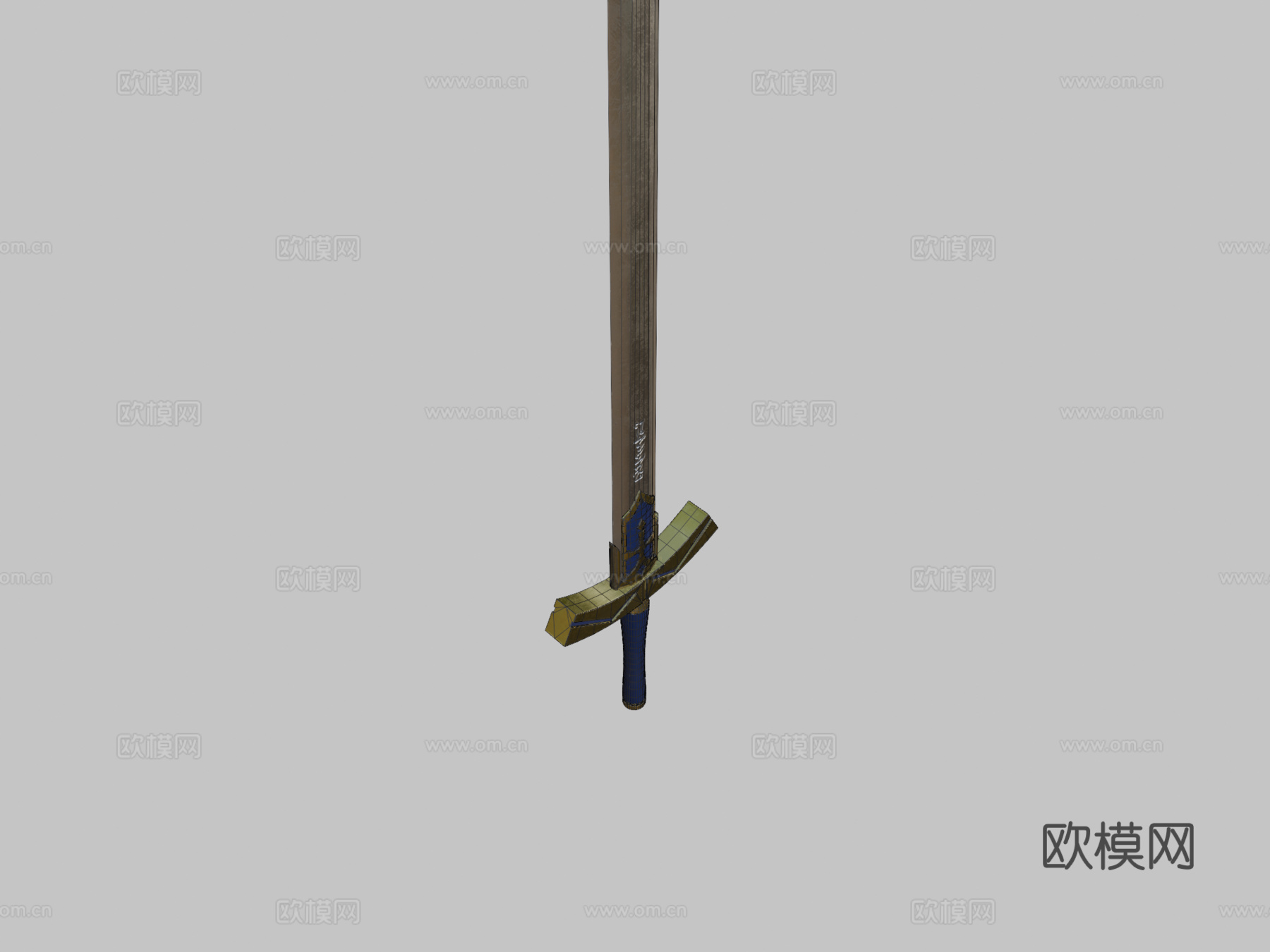 命运之剑3d模型下载（渲染图2）