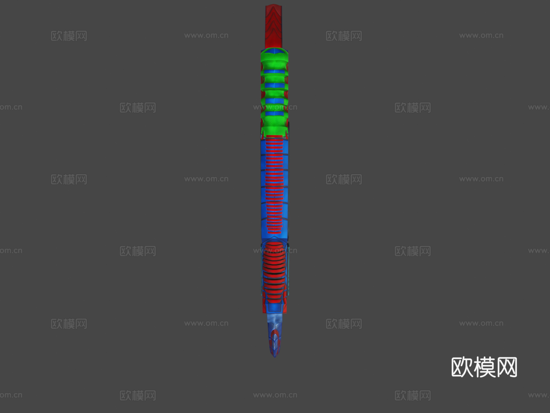 爪刀萨雷克斯3d模型3d模型下载（渲染图8）