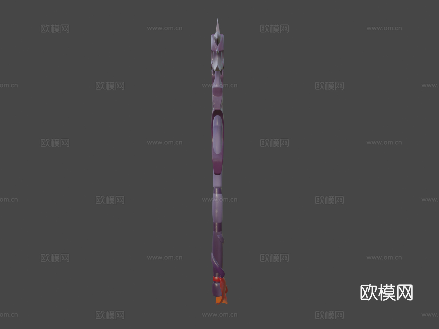 武器长柄斧3d模型下载（渲染图8）