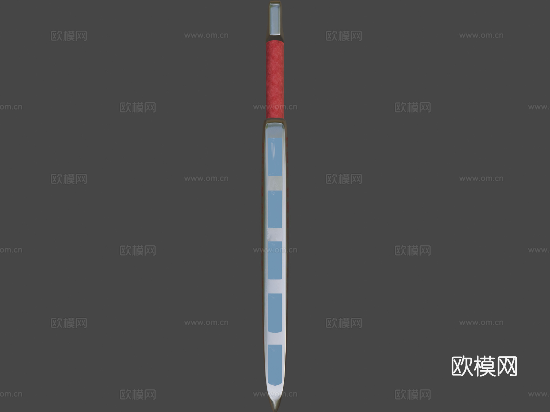 阿兹特克风格战斧3d模型下载（渲染图6）