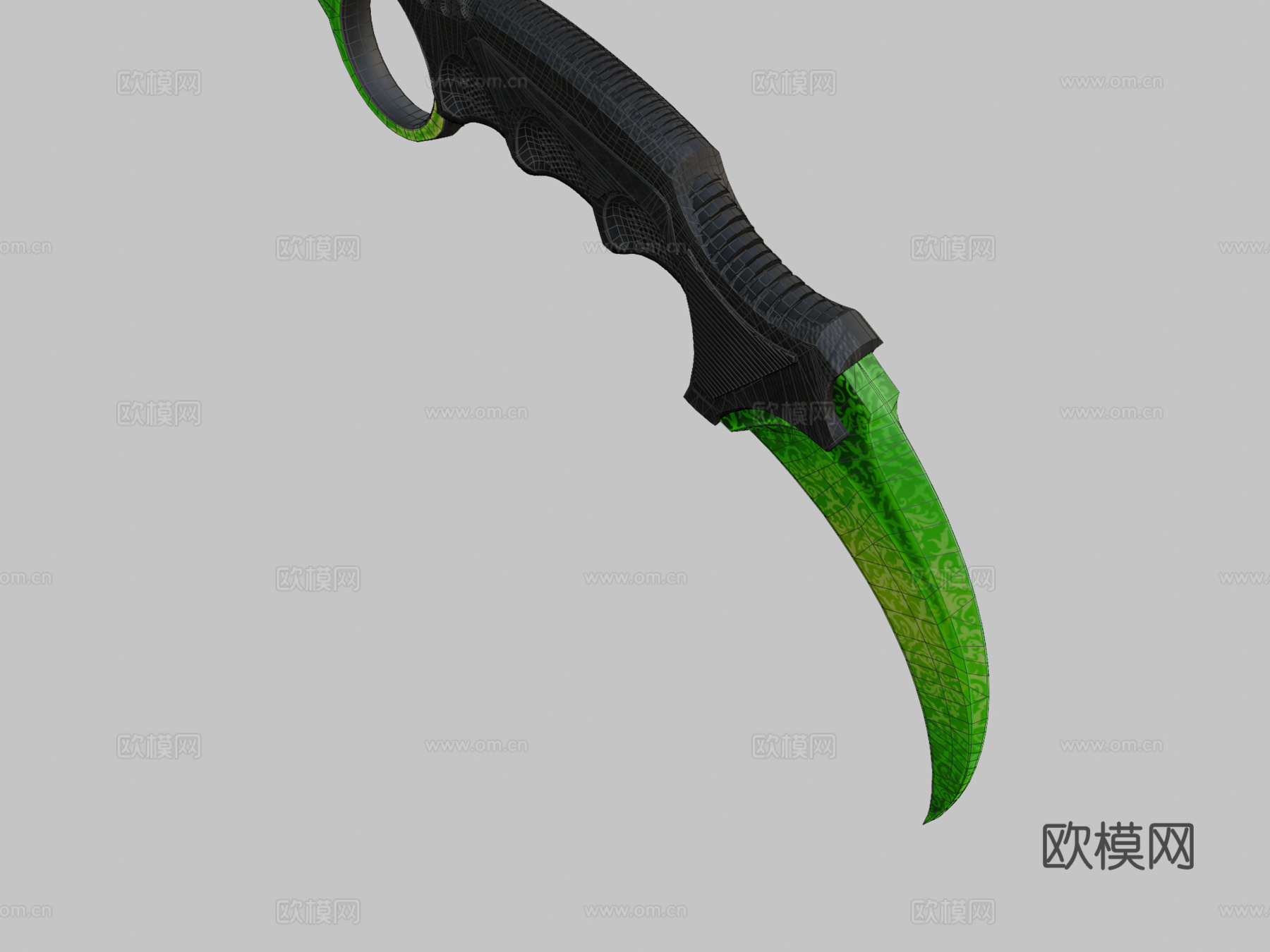 爪刀荒野呼唤3d模型下载（渲染图2）