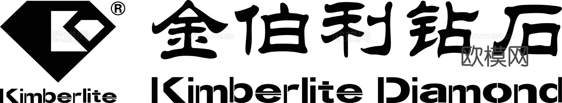 金伯利钻石2，黄金珠宝logo