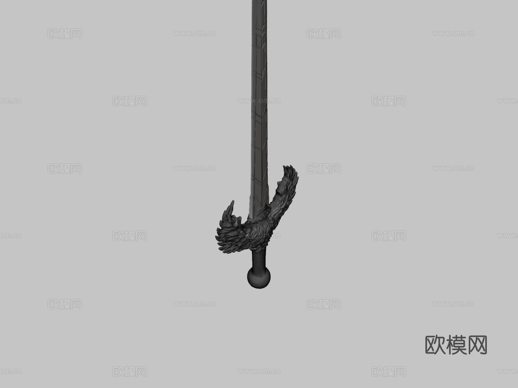 黑暗凤凰剑3d模型下载（渲染图3）