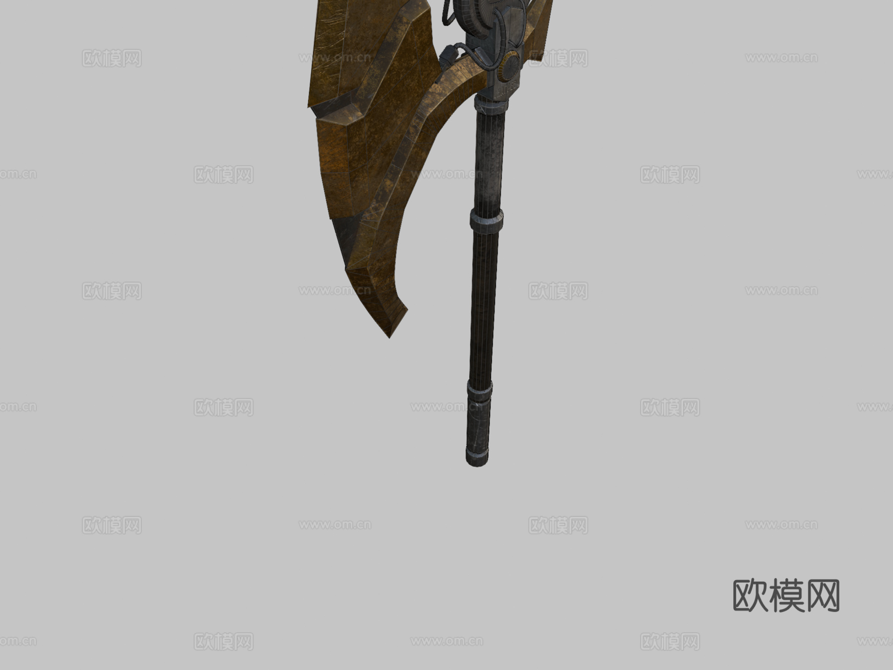 斧头沃洛佳3d模型下载（渲染图2）