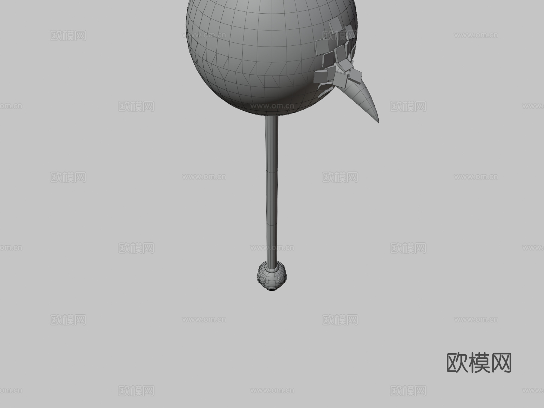 迪斯科斗殴收割工具3d模型下载（渲染图3）