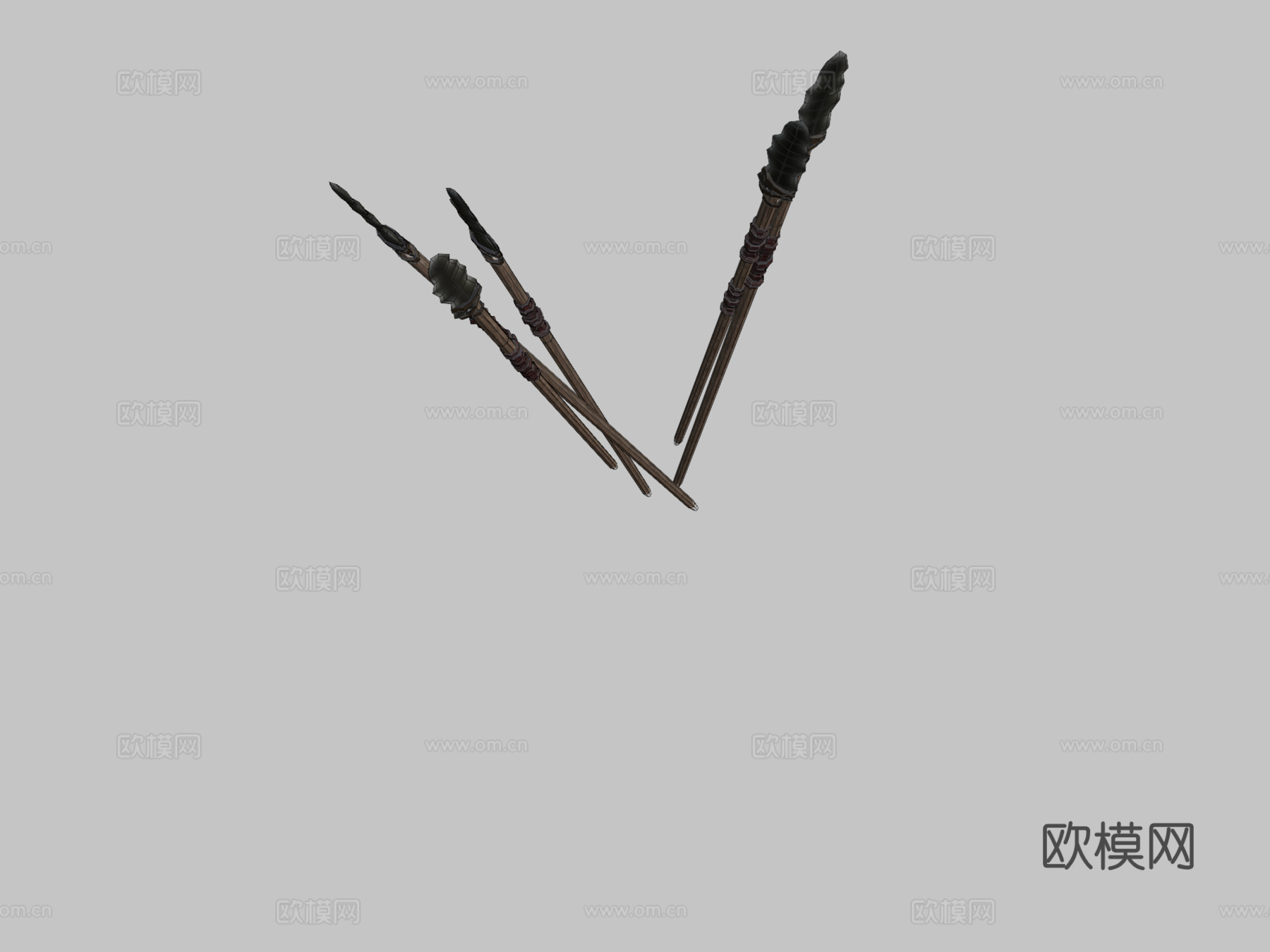 矛23d模型3d模型下载（渲染图2）