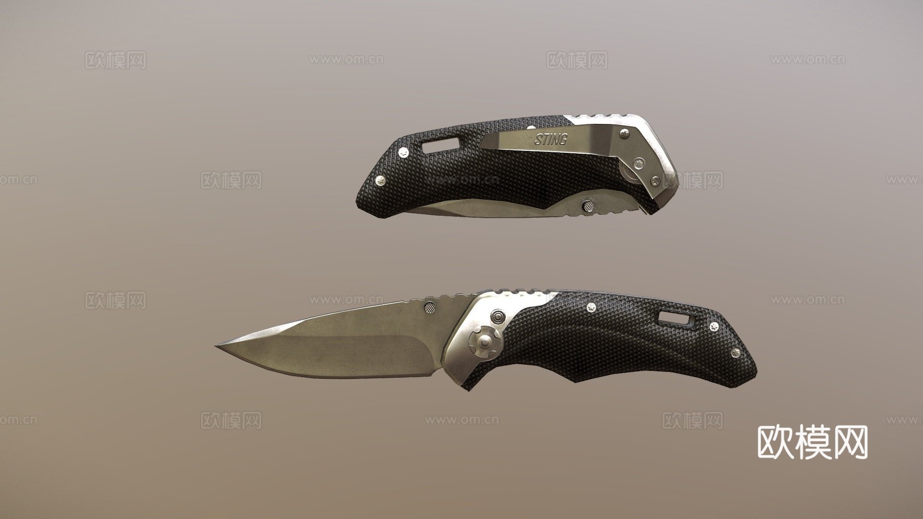 G8刀3d模型下载（渲染图1）