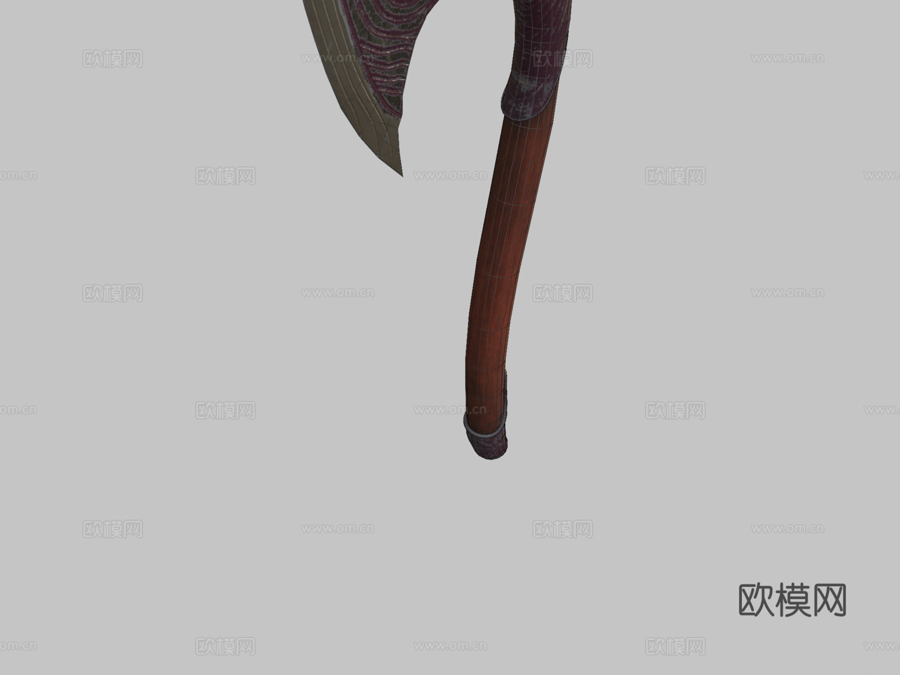 符文斧3d模型下载（渲染图2）