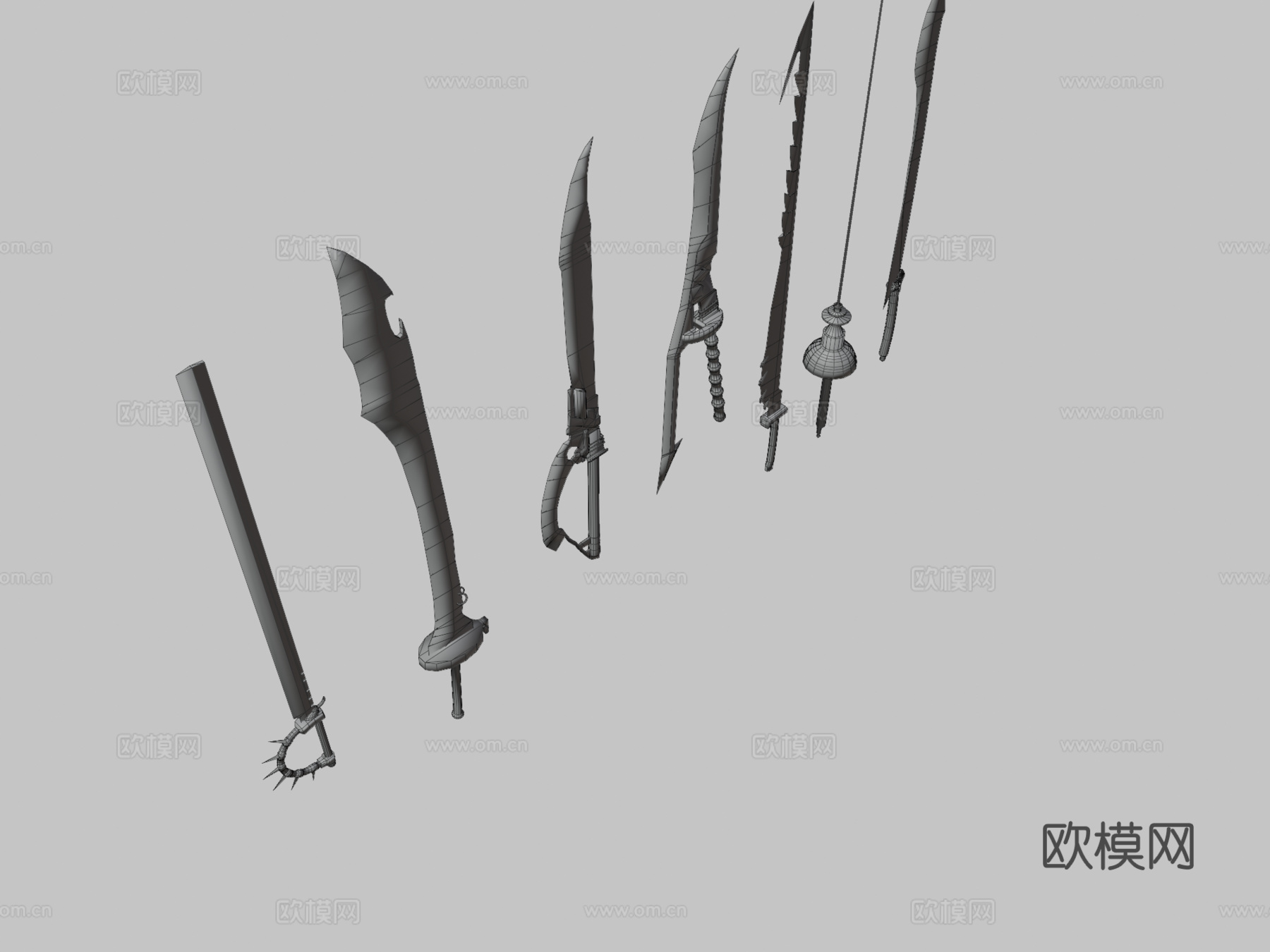 皇家之剑3d模型下载（渲染图3）