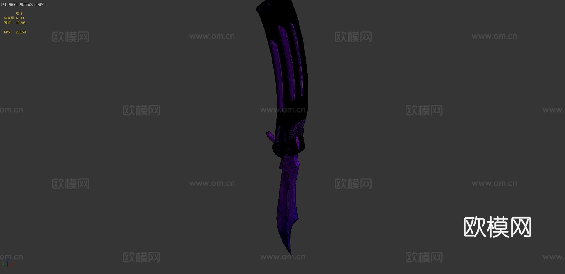 蝴蝶甜蜜3d模型下载（渲染图4）