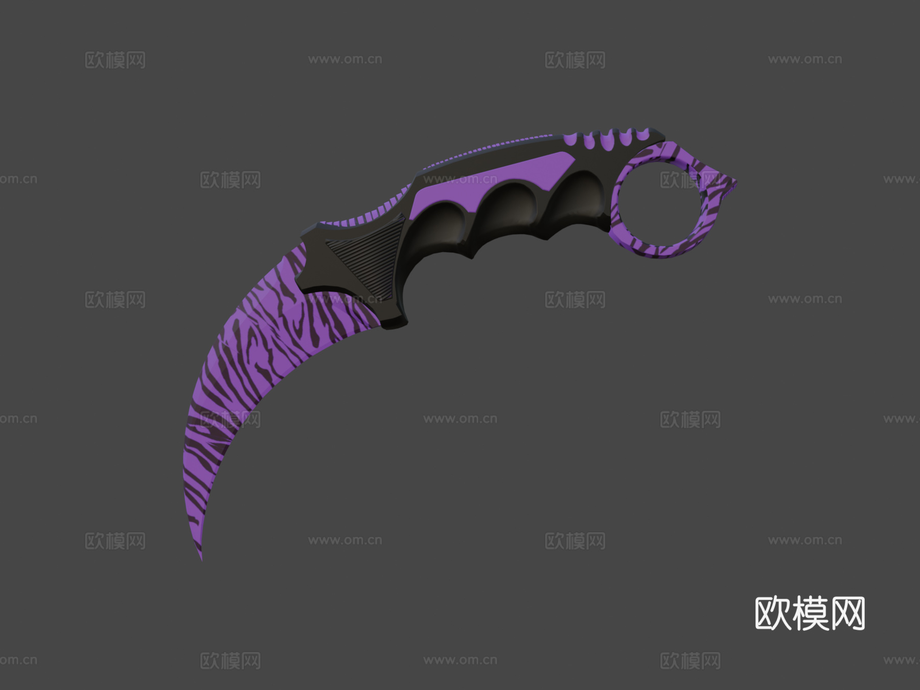 爪刀午夜猛虎3d模型下载（渲染图5）