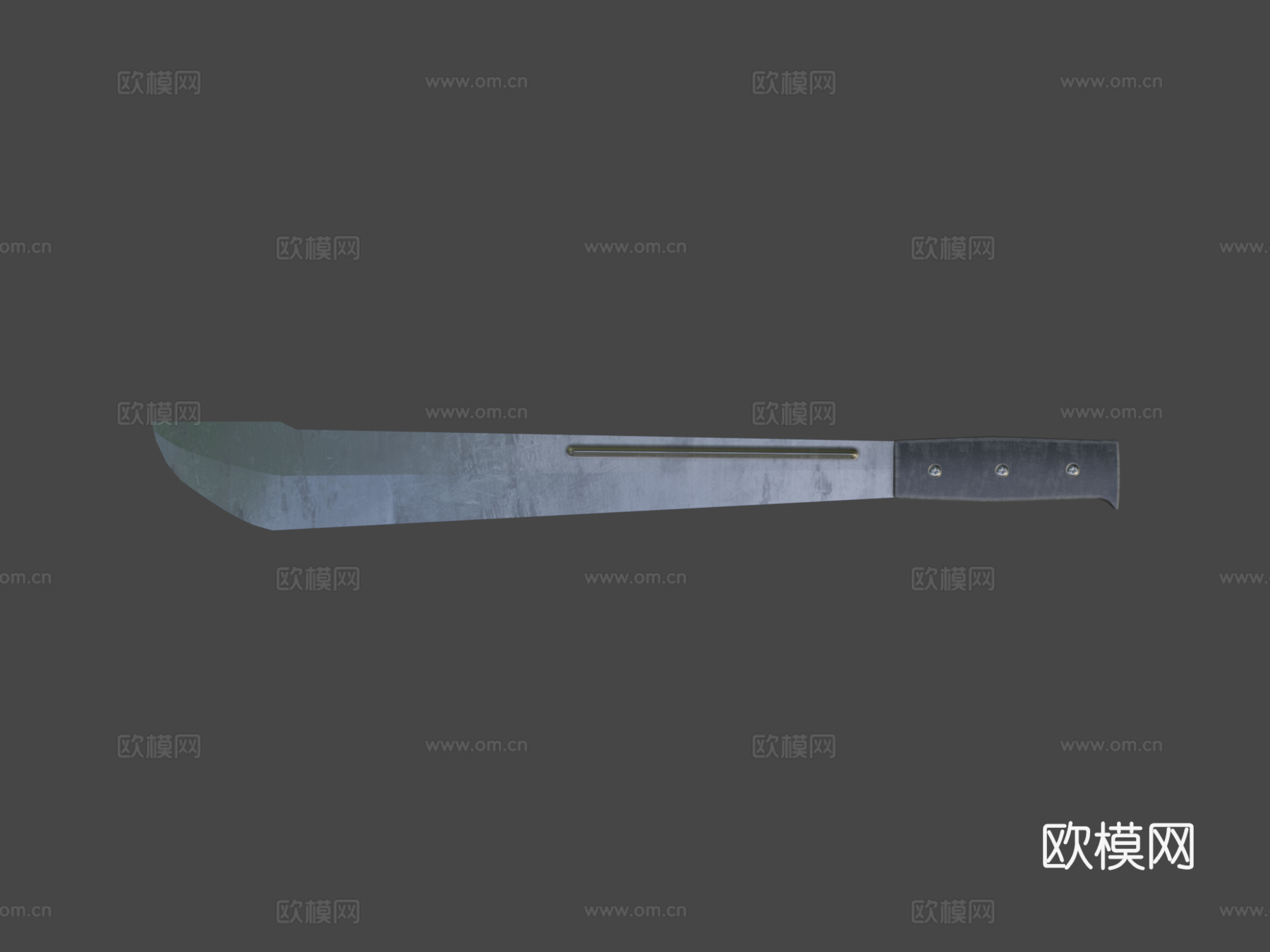简易砍刀3d模型下载（渲染图7）