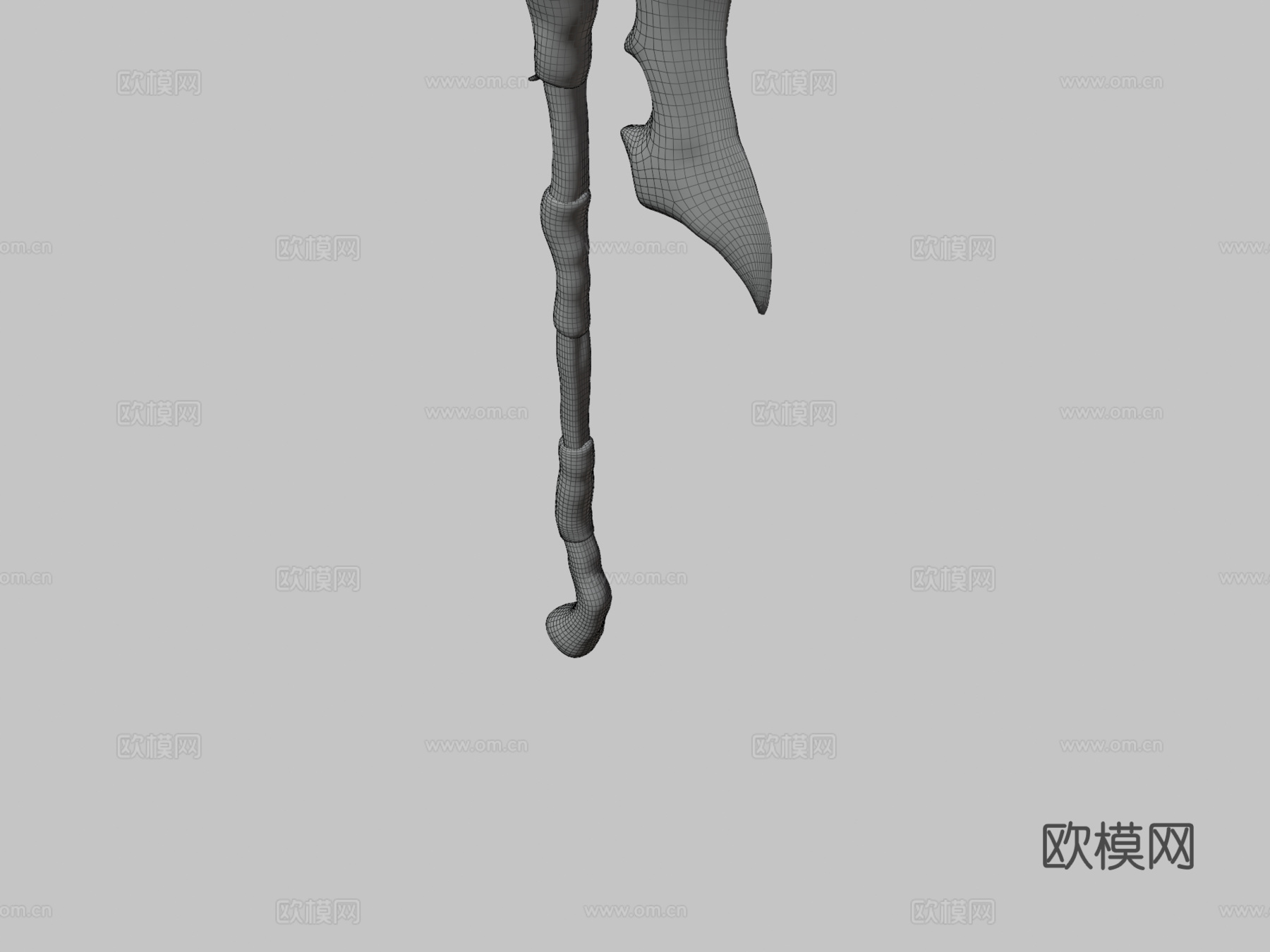 骨斧3d模型下载（渲染图3）