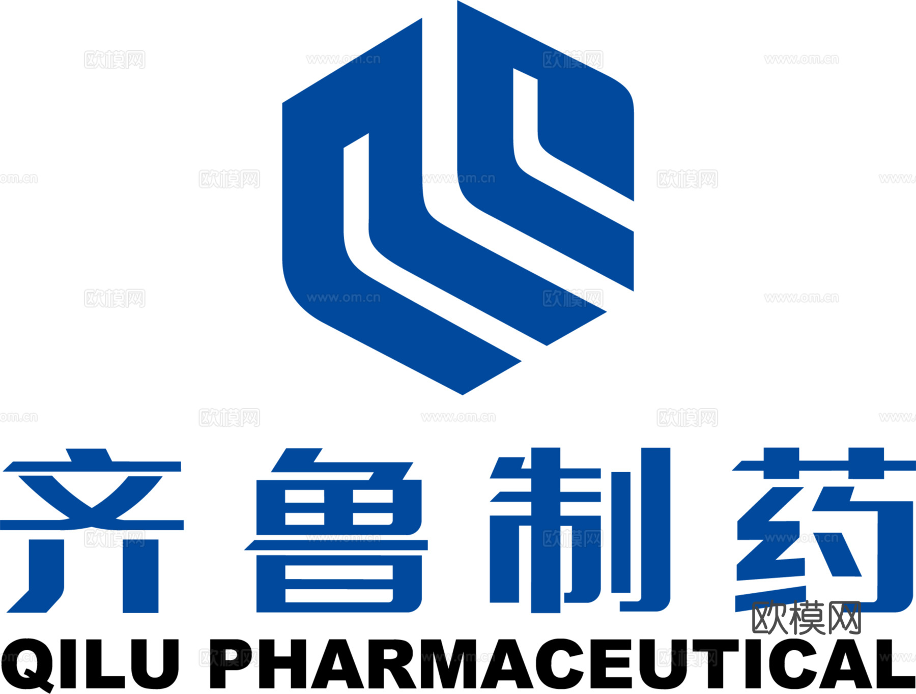 齐鲁药业，制药药业logo