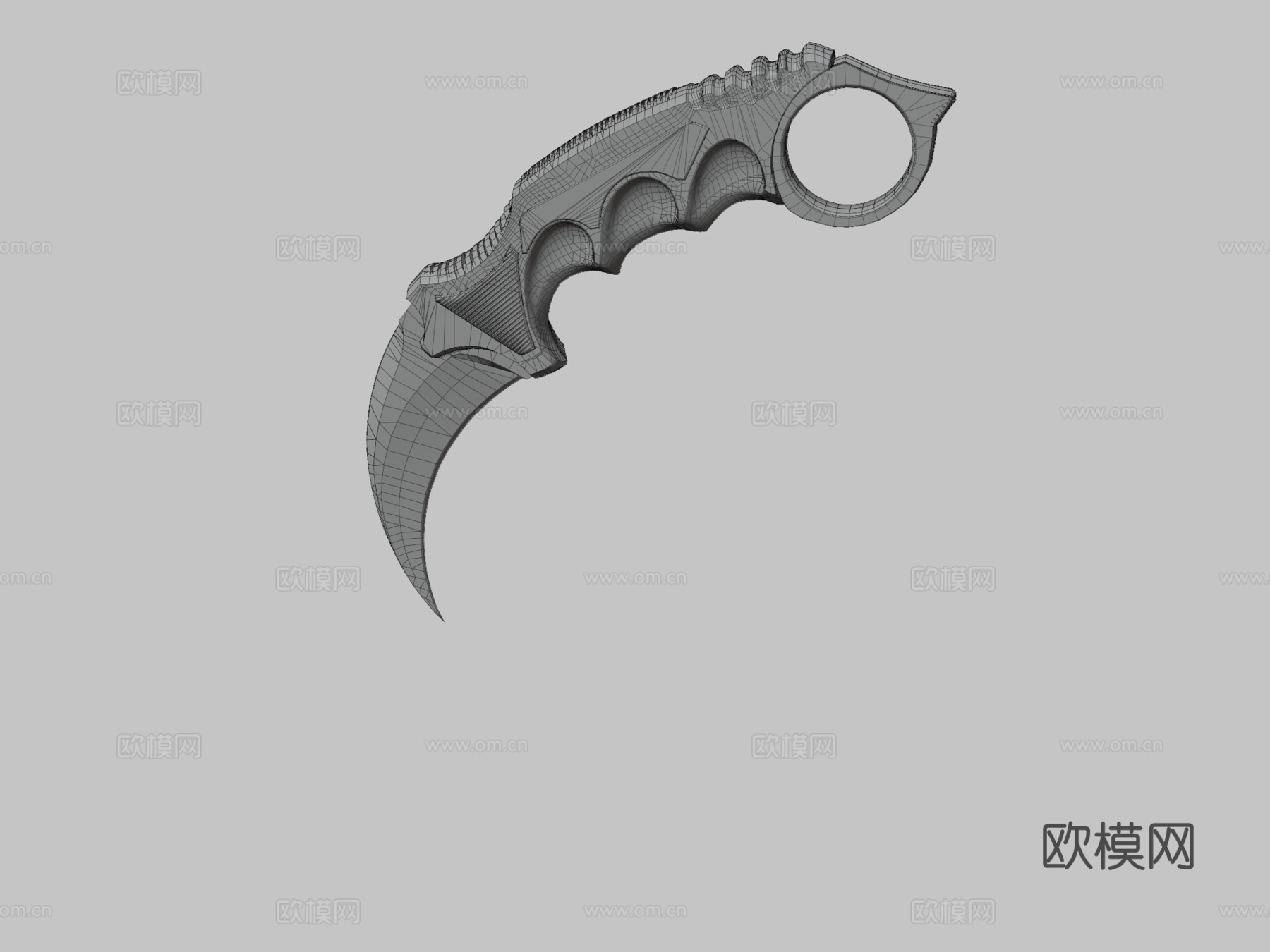 场合卡兰姆3d模型下载（渲染图3）