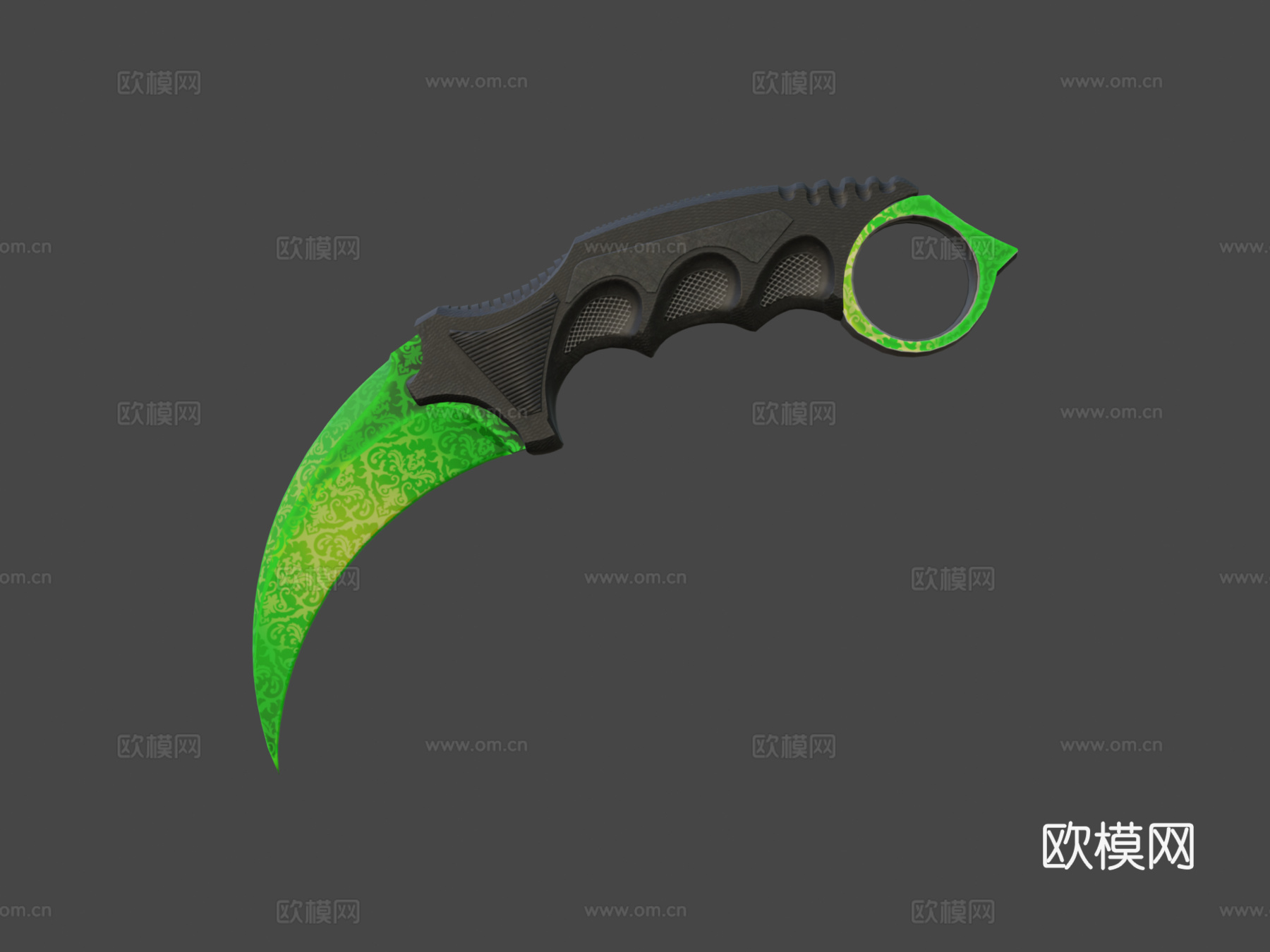 爪刀荒野呼唤3d模型下载（渲染图6）