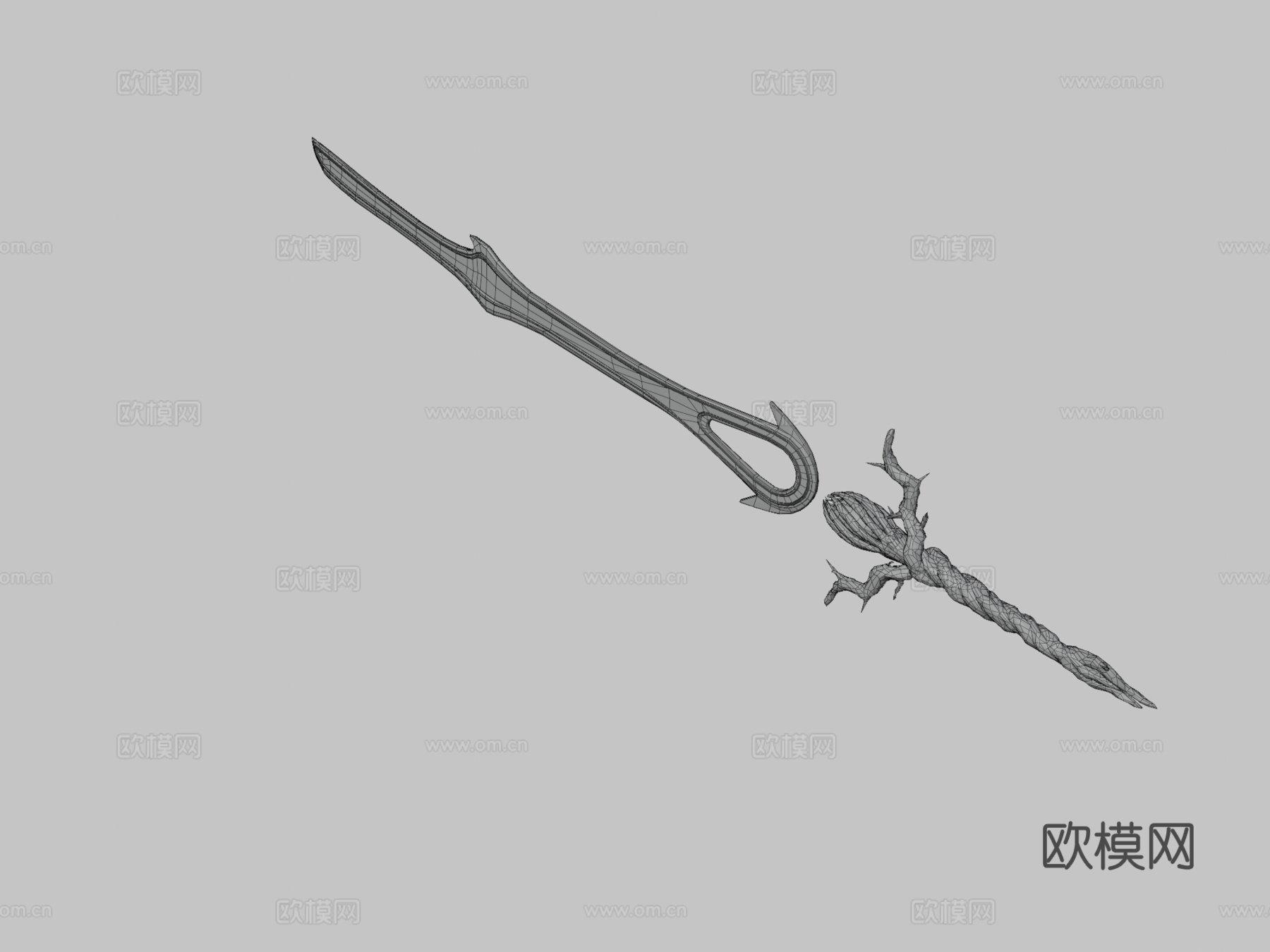 魔法剑低清3d模型下载（渲染图3）