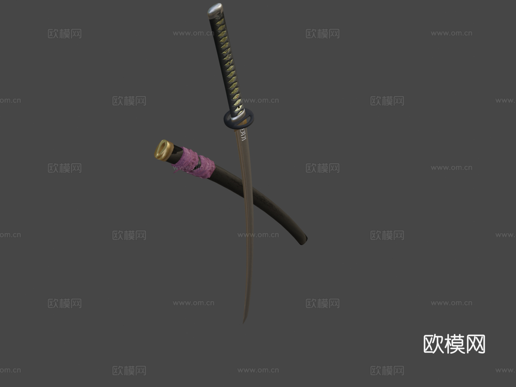 剑心逆刃刀3d模型下载（渲染图8）