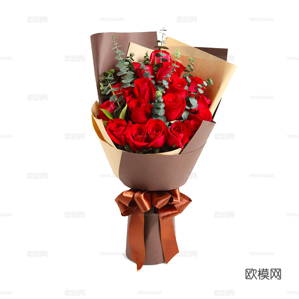 现代花卉植物PNG免抠下载