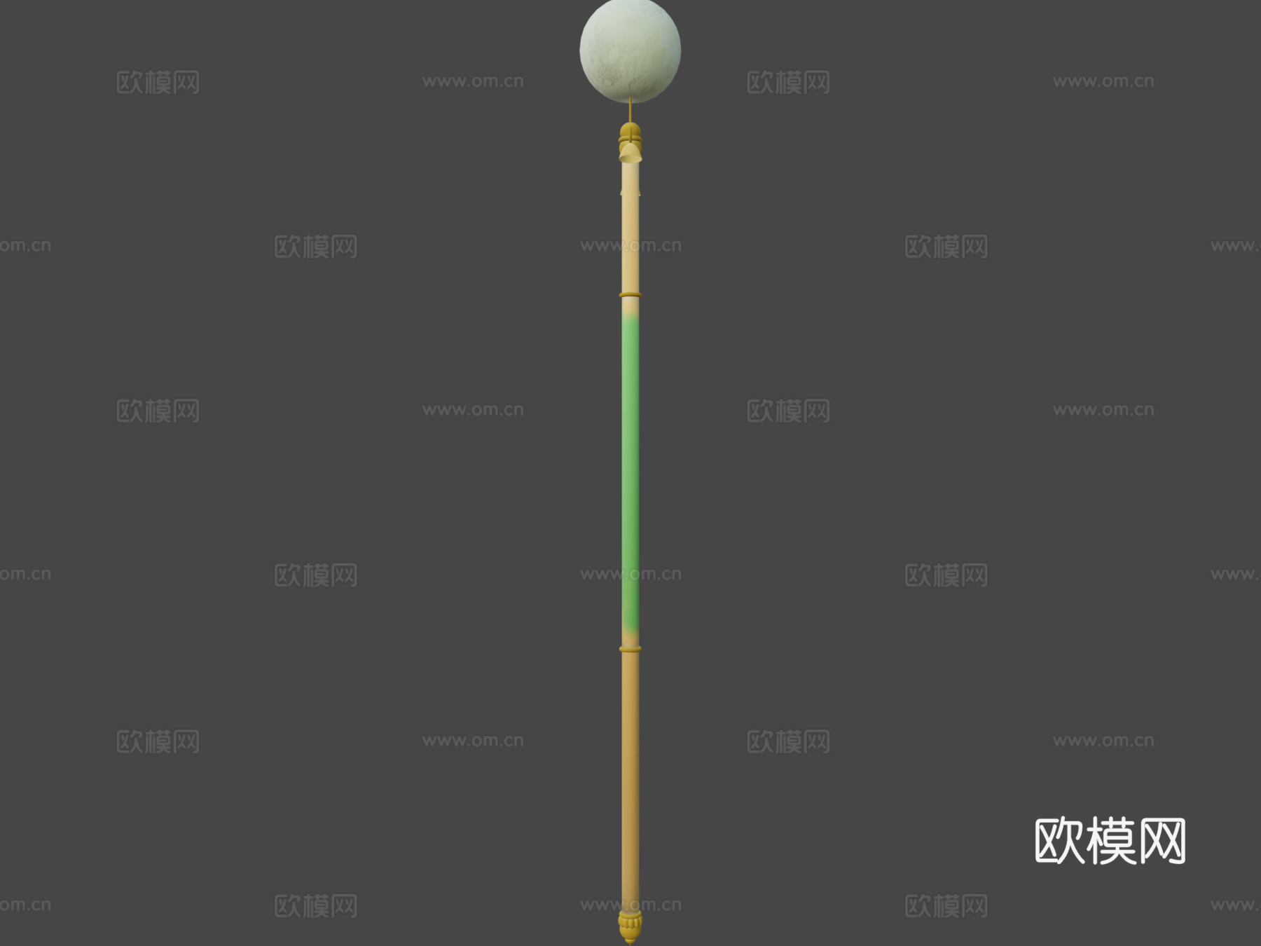 绿杖3d模型下载（渲染图6）
