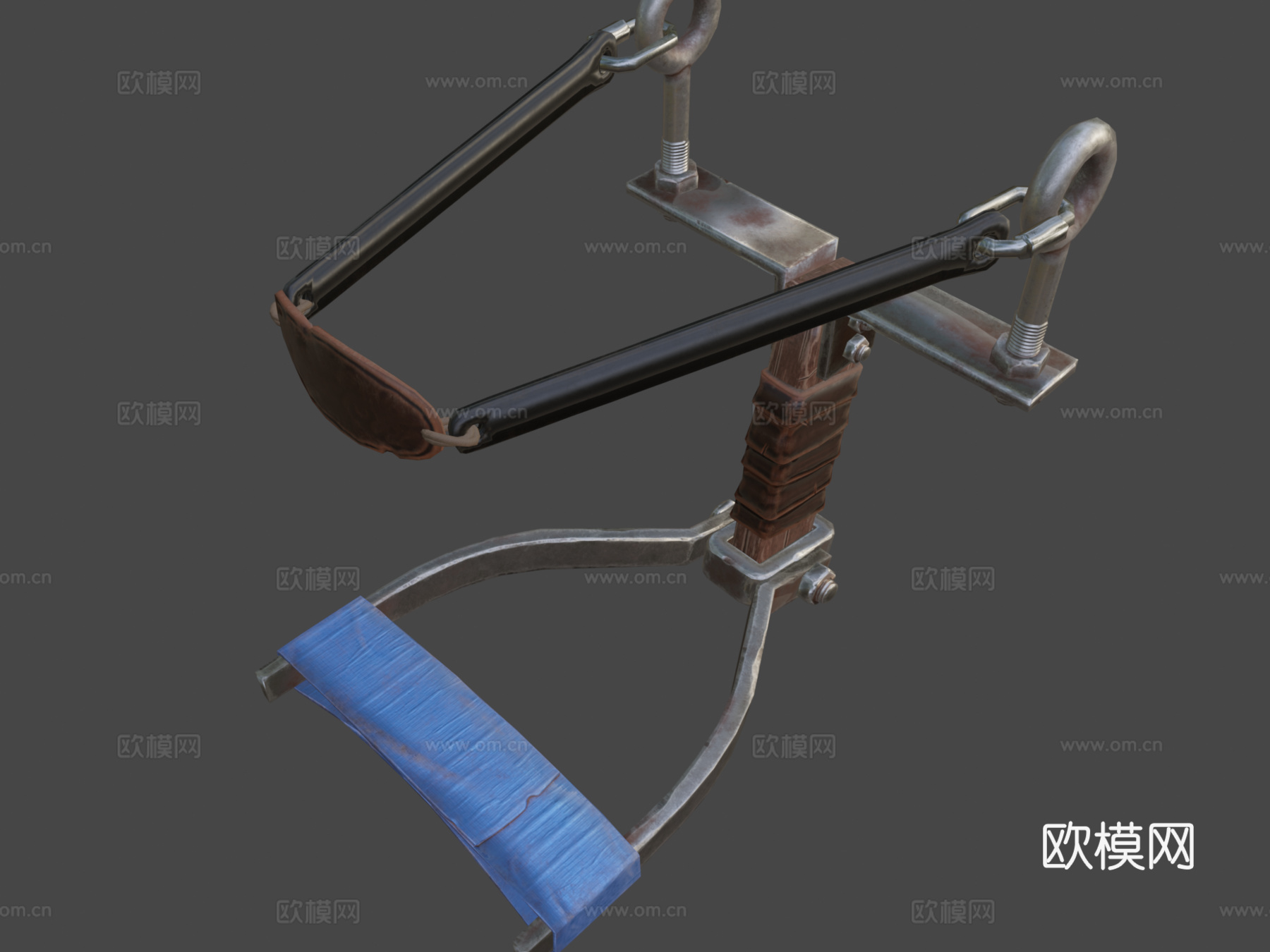 弹弓锈粉丝艺术3d模型下载（渲染图6）