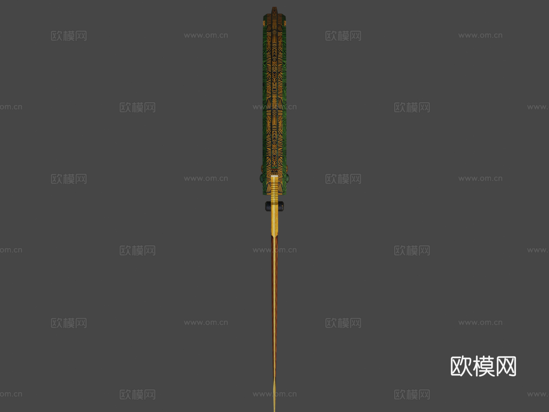 翻转刀钱蒂科3d模型下载（渲染图8）