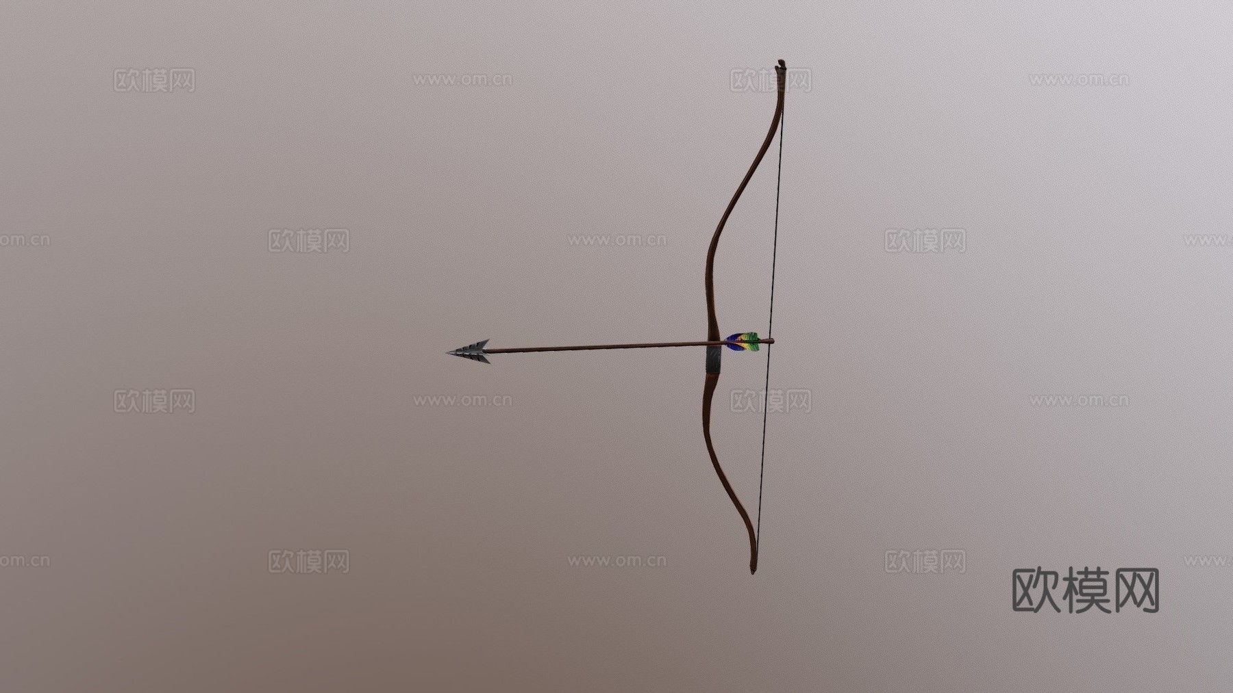 弓CG模型3d模型下载（渲染图1）