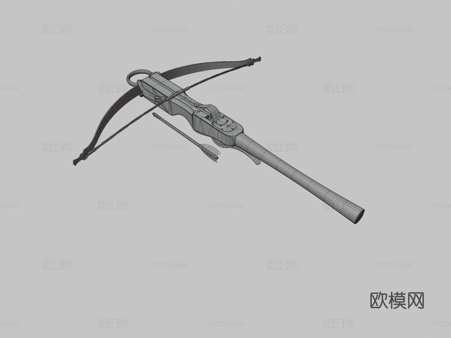 弩CG模型3d模型下载（渲染图3）