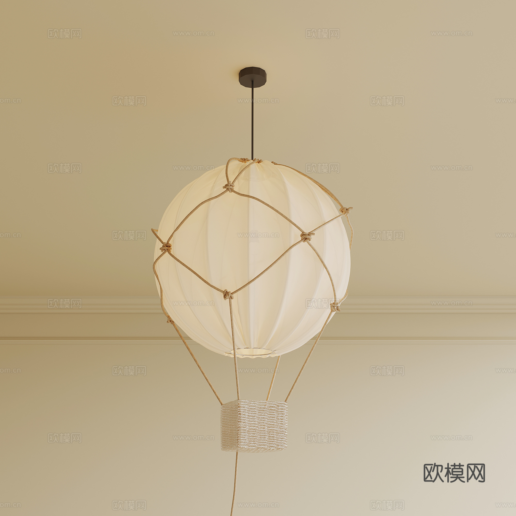 现代吊灯su模型