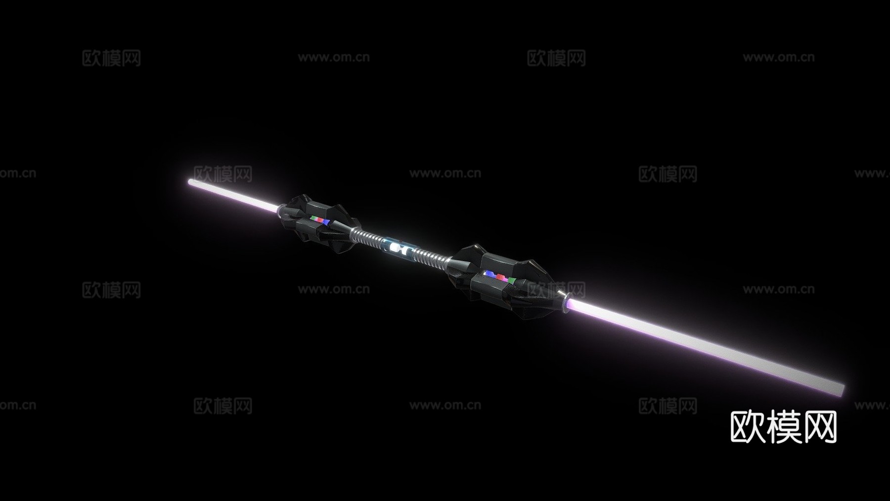 双手光剑3d模型下载（渲染图1）