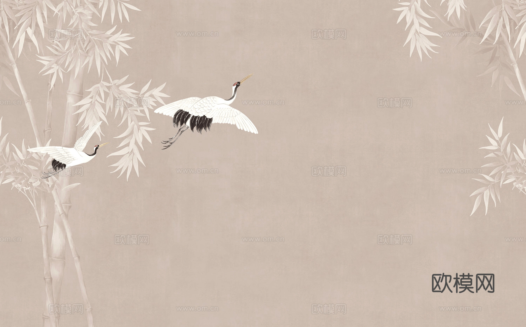 中式新中式挂画壁画字画山水花鸟背景墙壁纸装饰画抽象画油画下载