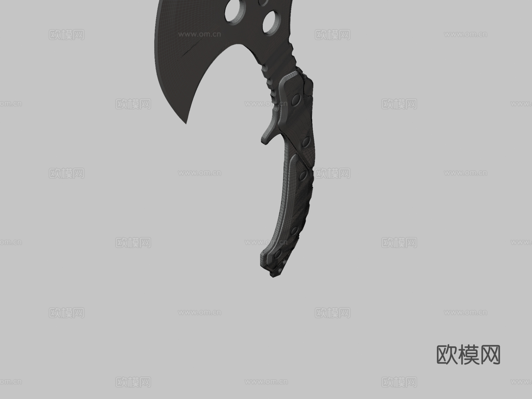 战斧3d模型下载（渲染图3）
