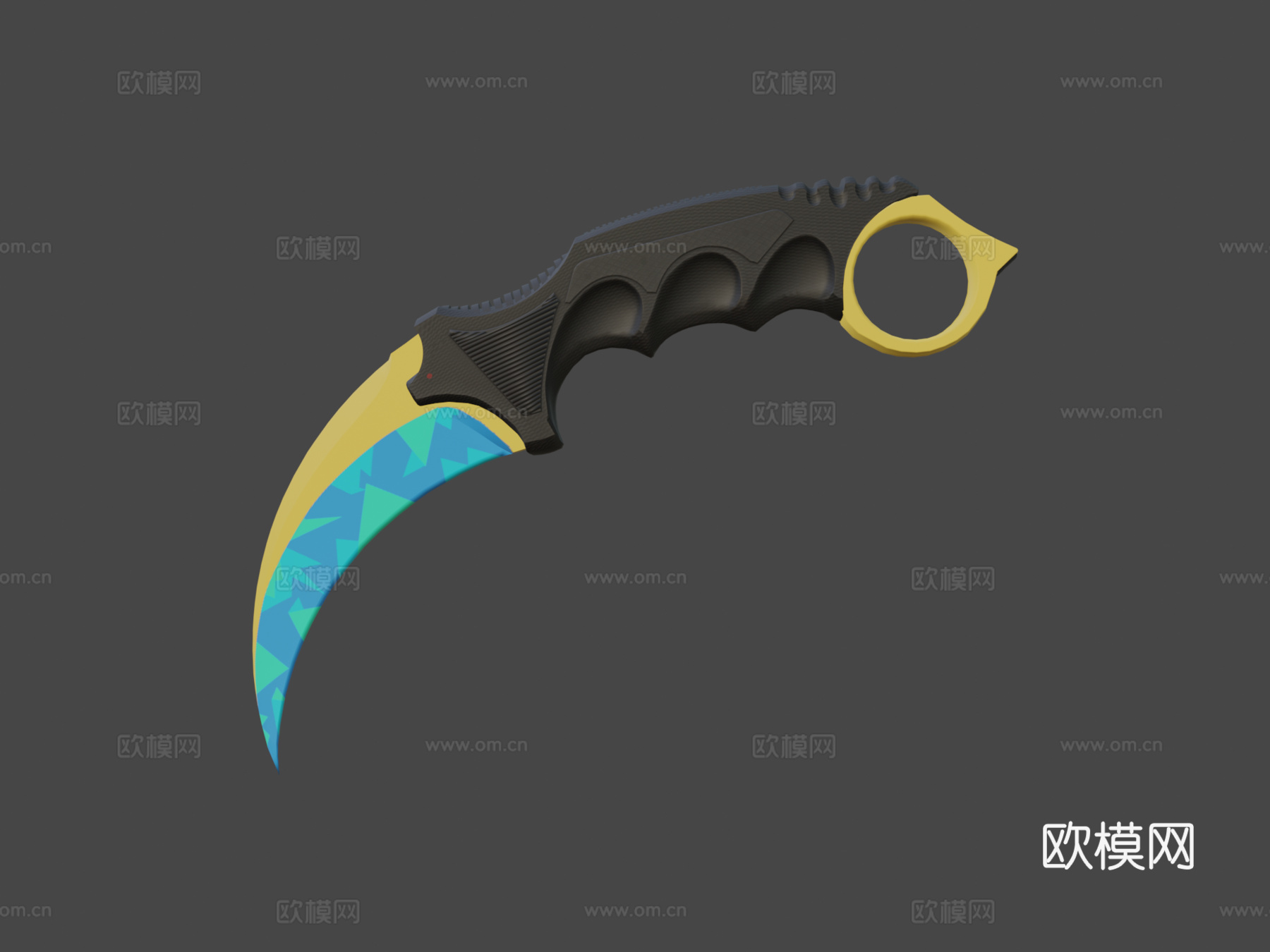 爪刀专业版摇滚之星22213d模型下载（渲染图8）