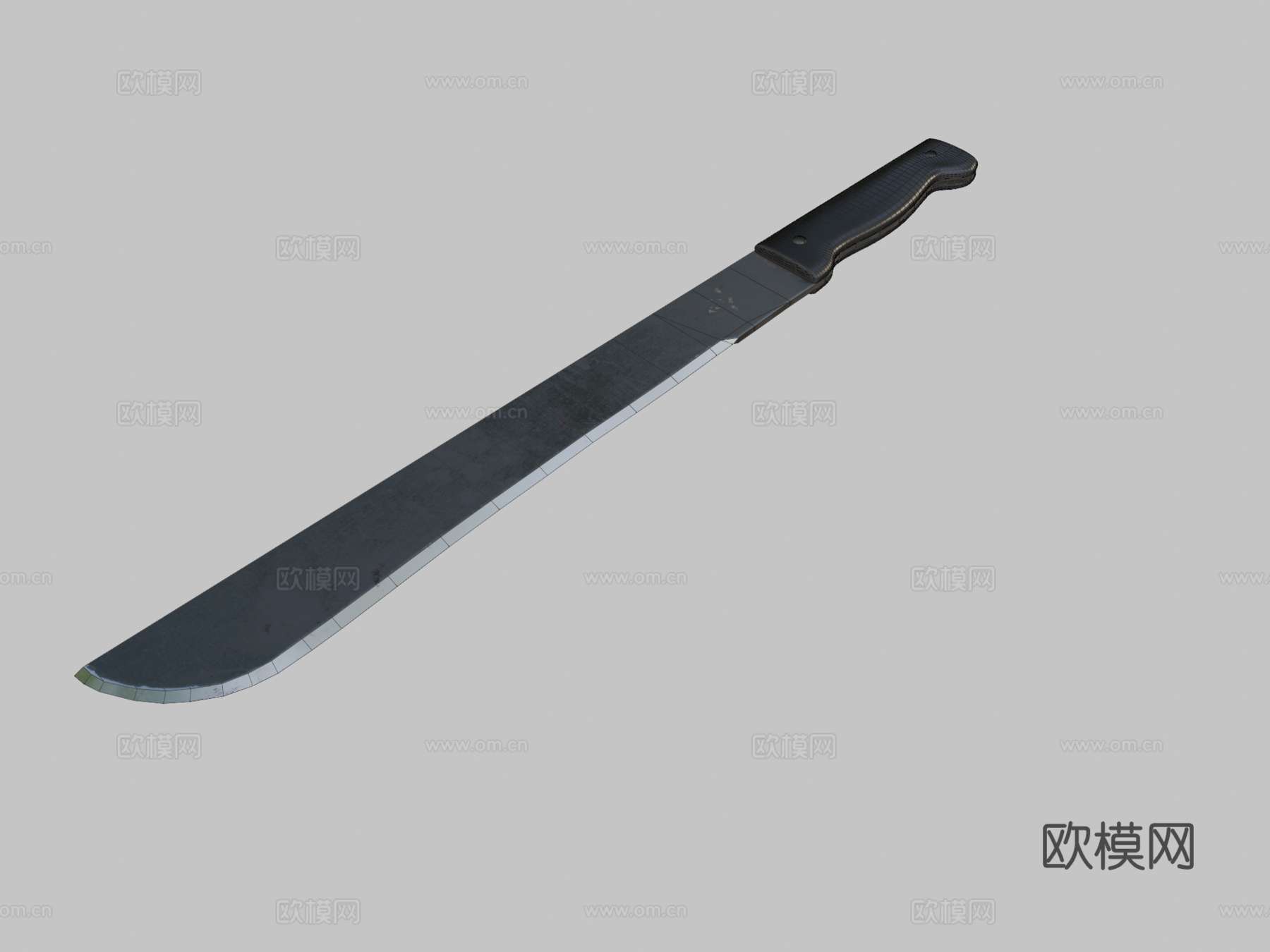 砍刀3d模型下载（渲染图2）