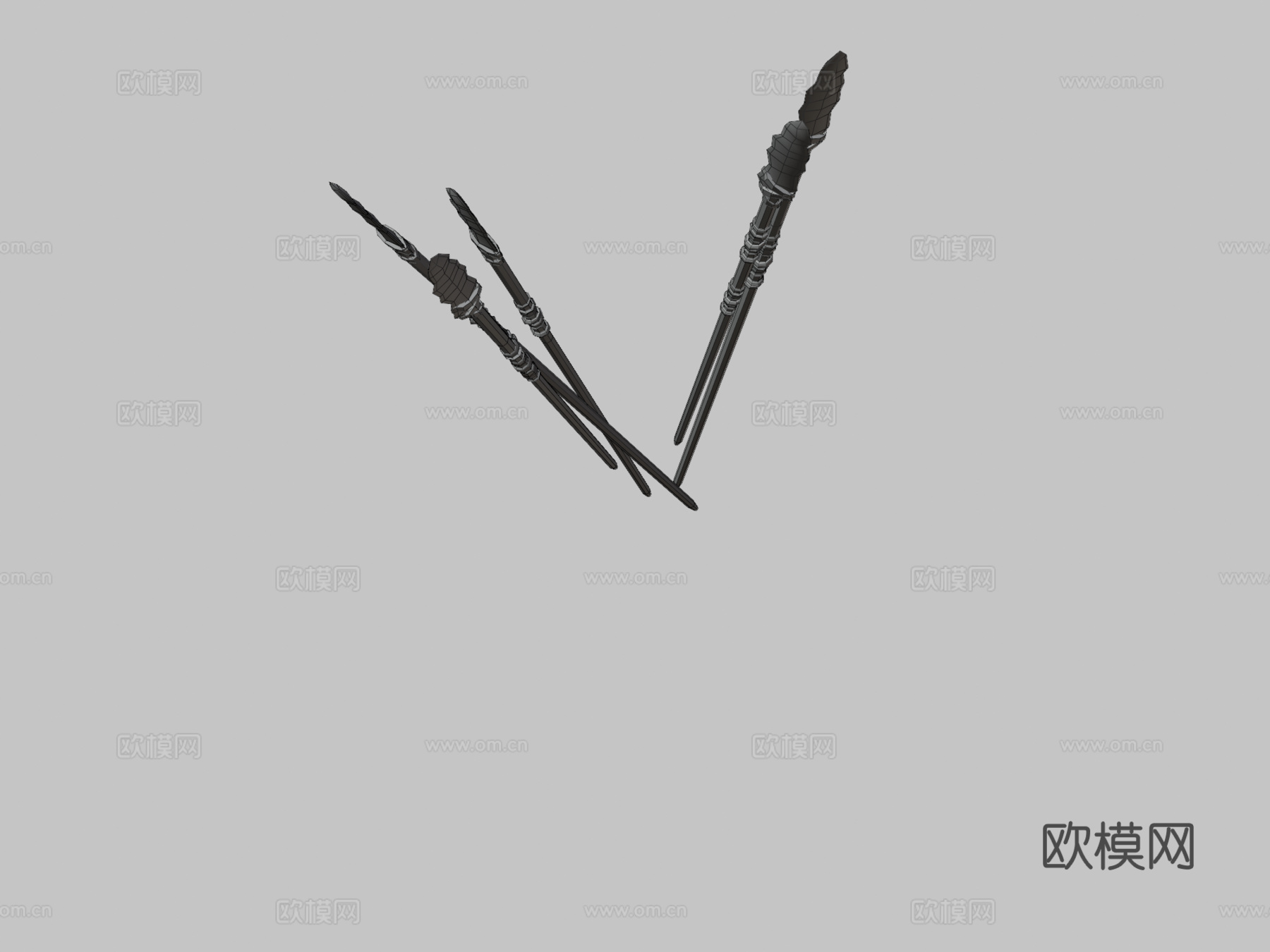 矛23d模型3d模型下载（渲染图3）