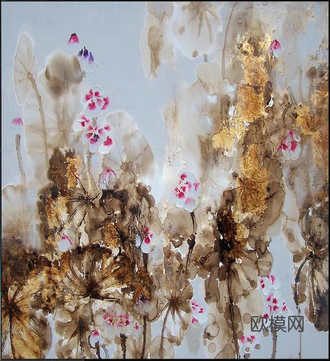 中式新中式挂画壁画字画山水花鸟背景墙壁纸装饰画抽象画油画下载