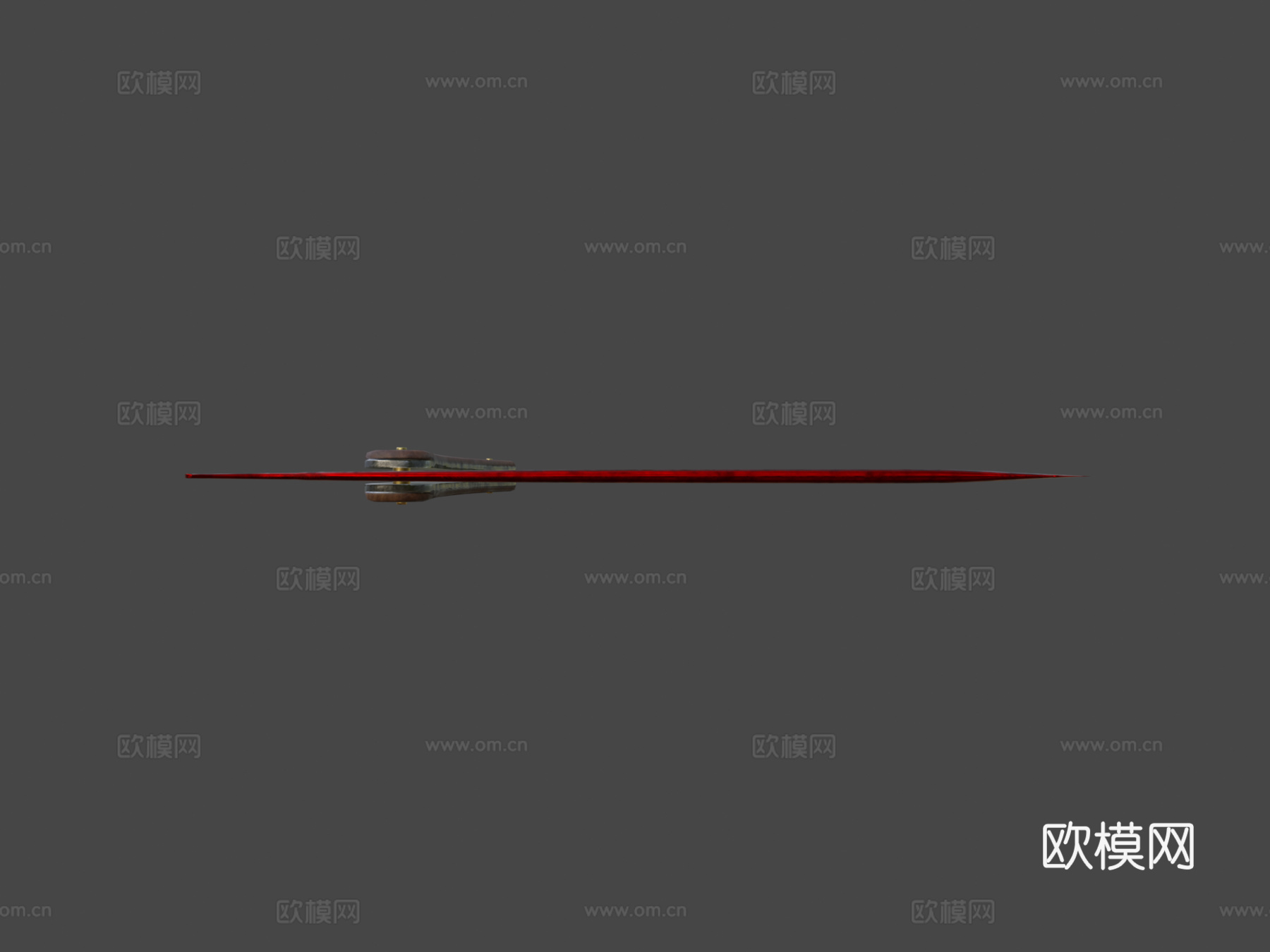 直剃刀木质版辐射迈阿密3d模型下载（渲染图6）