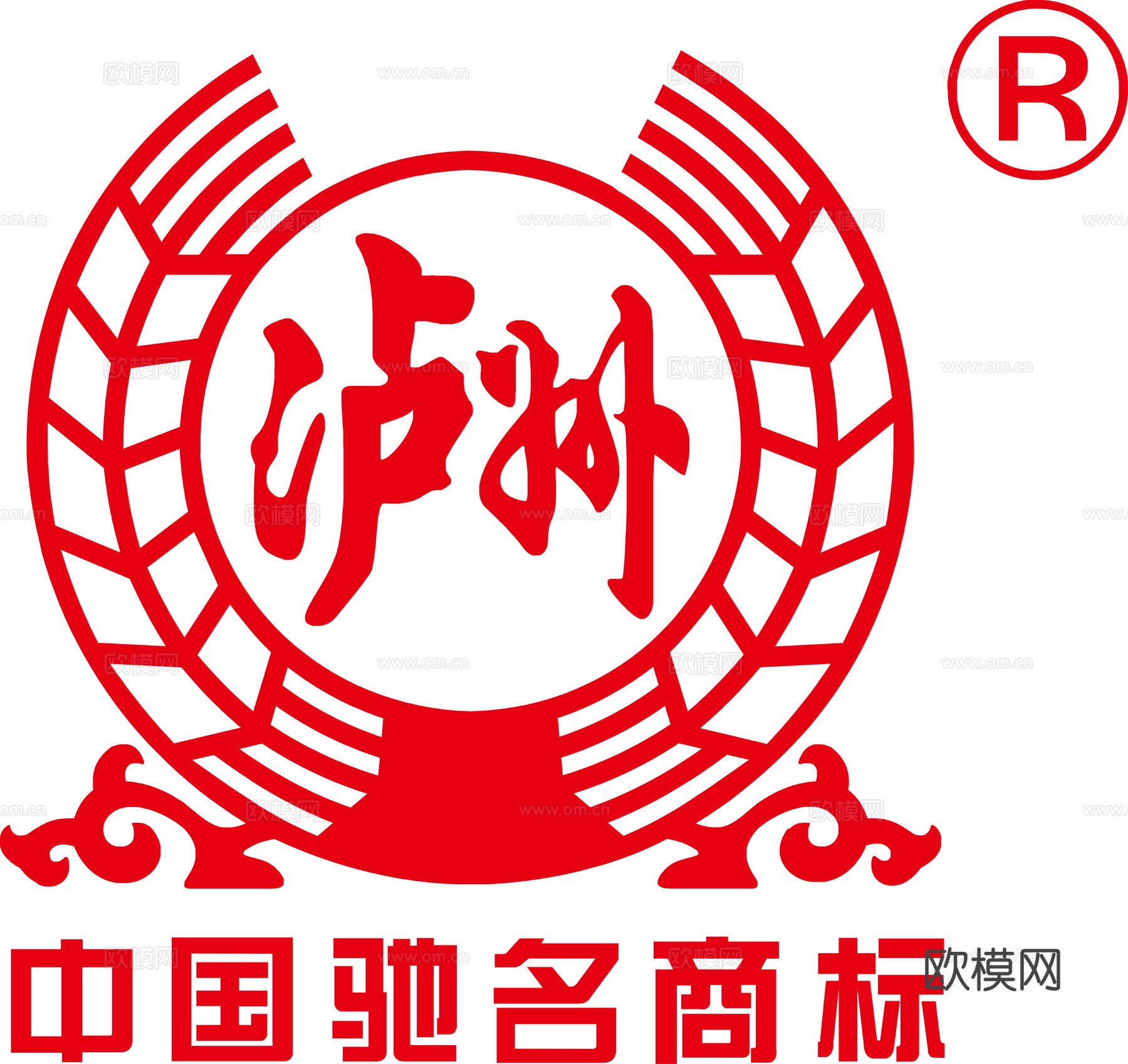 泸州老窖，白酒品牌logo