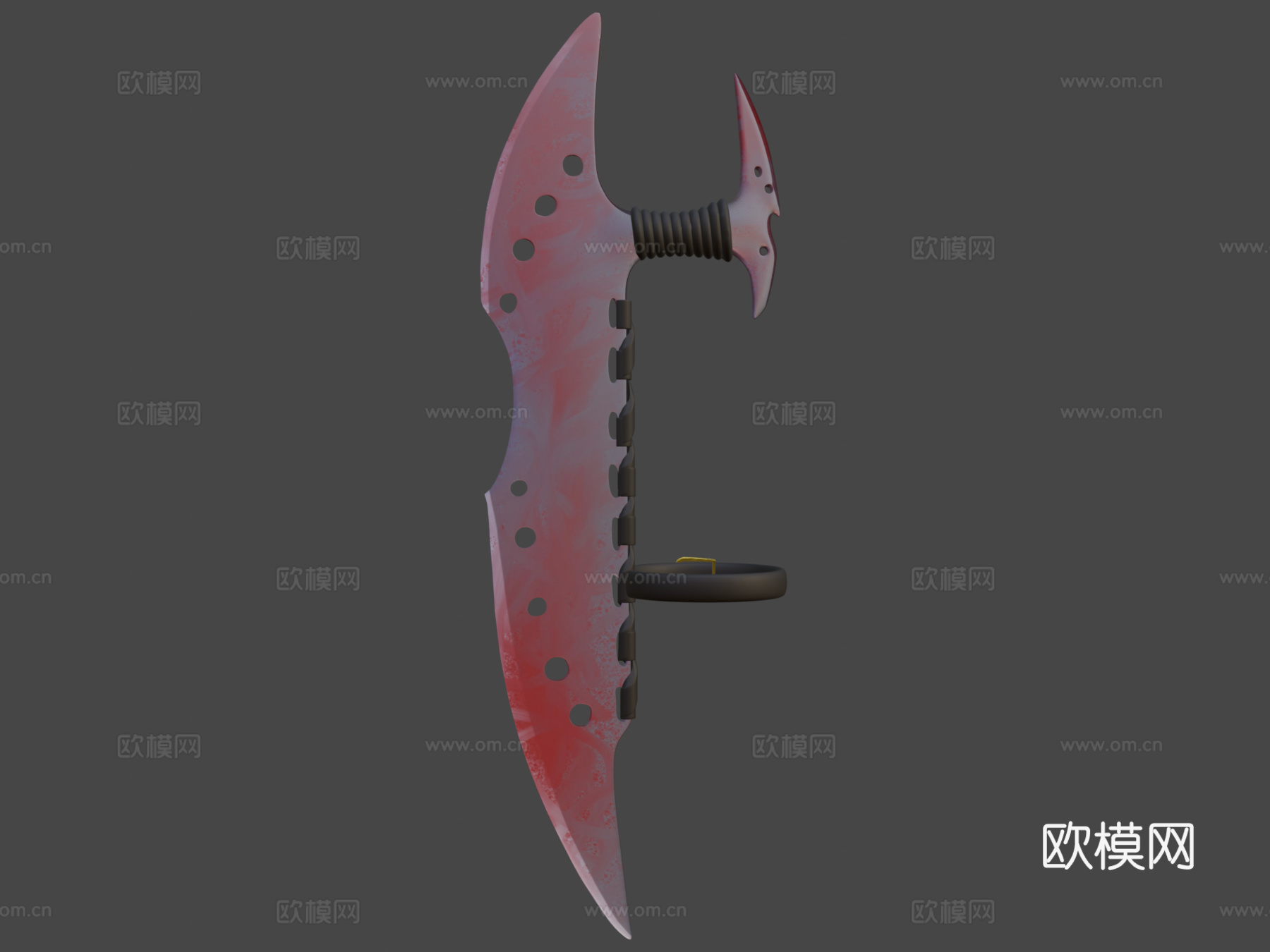 坡的臂刃3d模型下载（渲染图6）