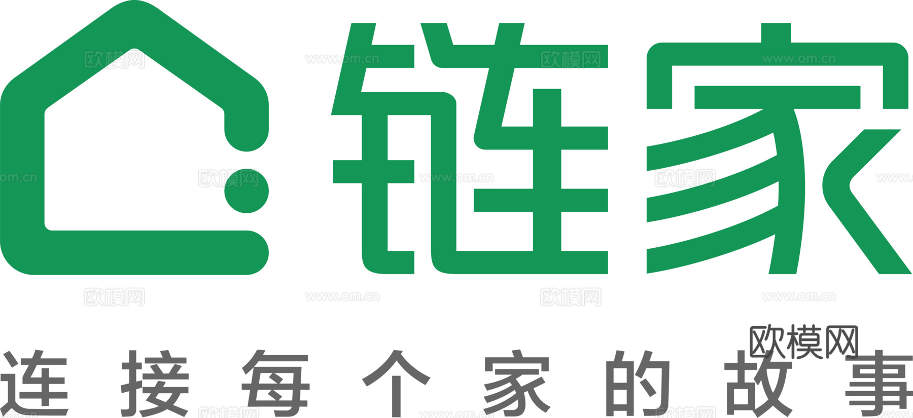 链家，房地产商logo