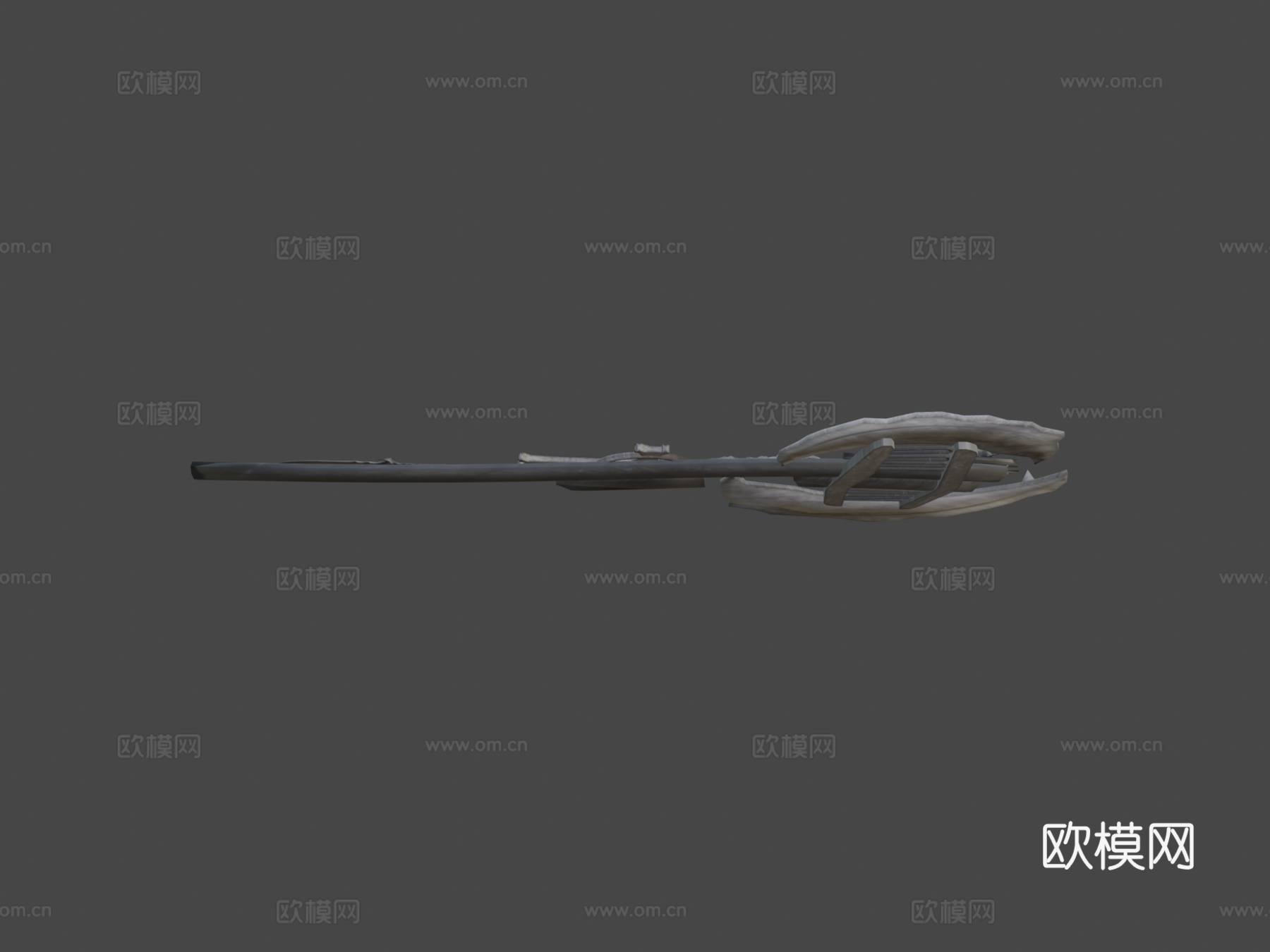 驱魔斧3d模型下载（渲染图8）