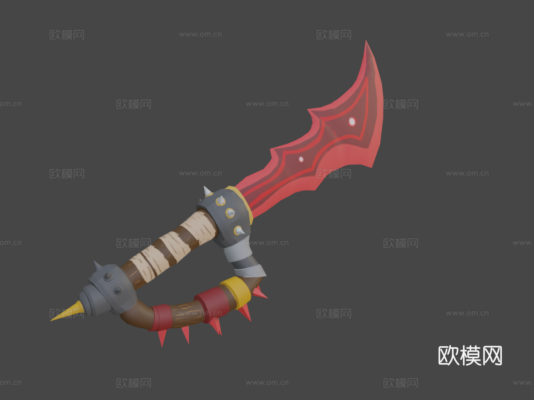 红刃3d模型下载（渲染图1）