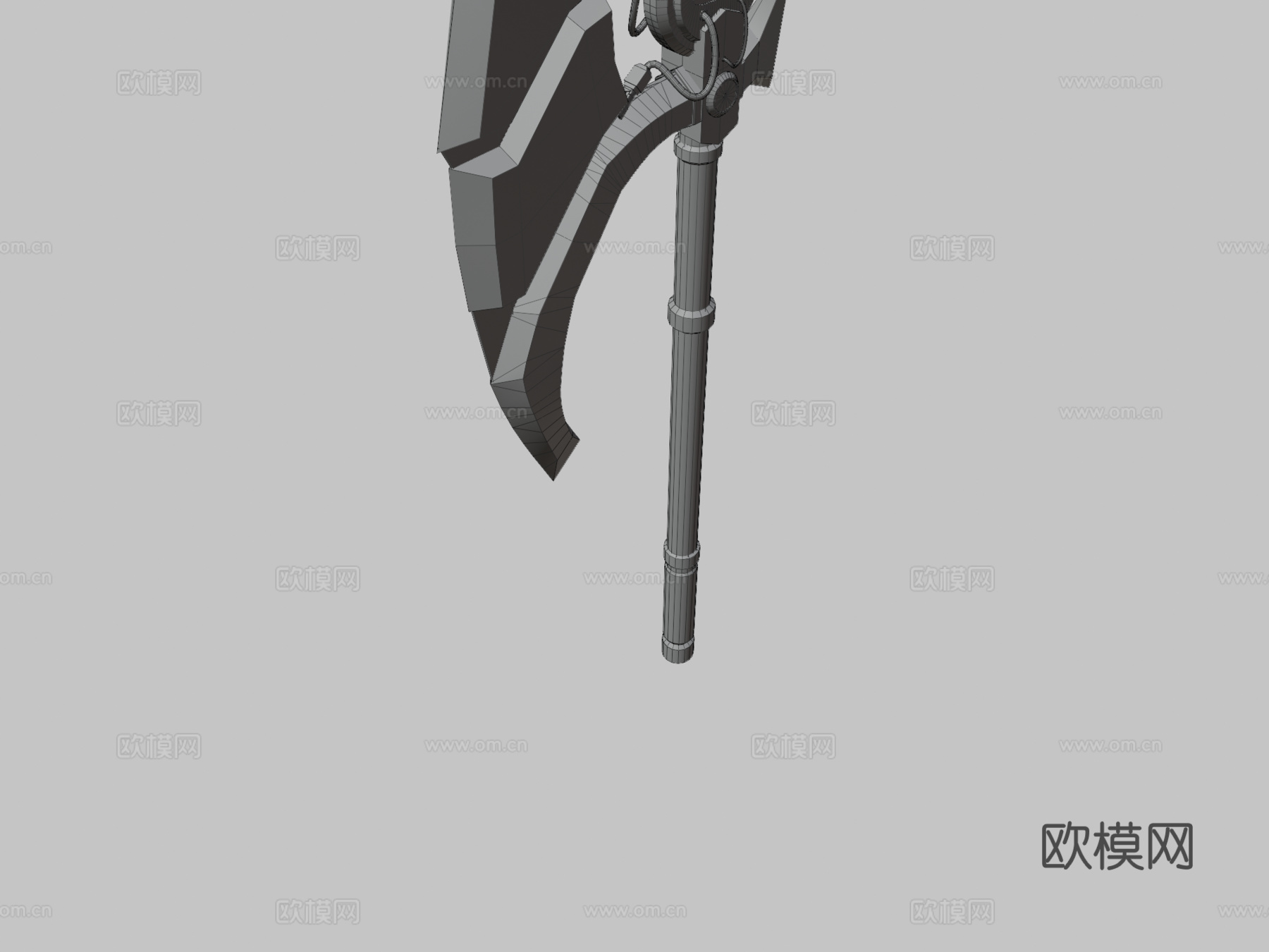 斧头沃洛佳3d模型下载（渲染图3）