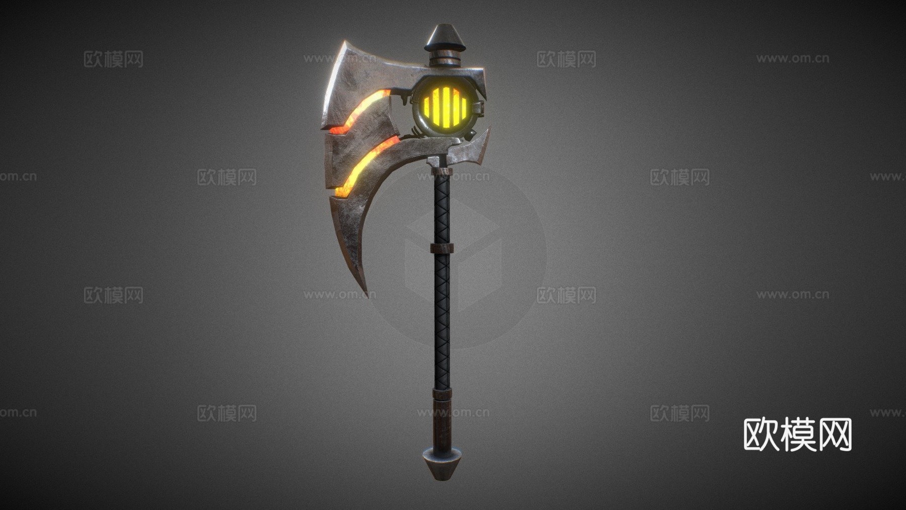 战斧3d模型下载（渲染图1）