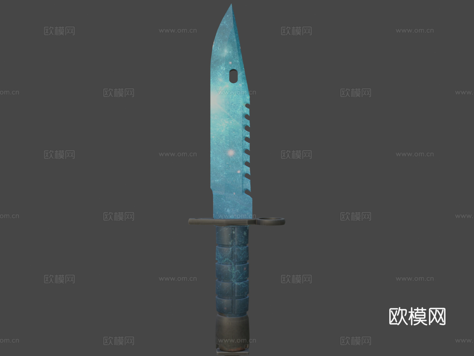 M9刺刀巴拉克西3d模型下载（渲染图6）