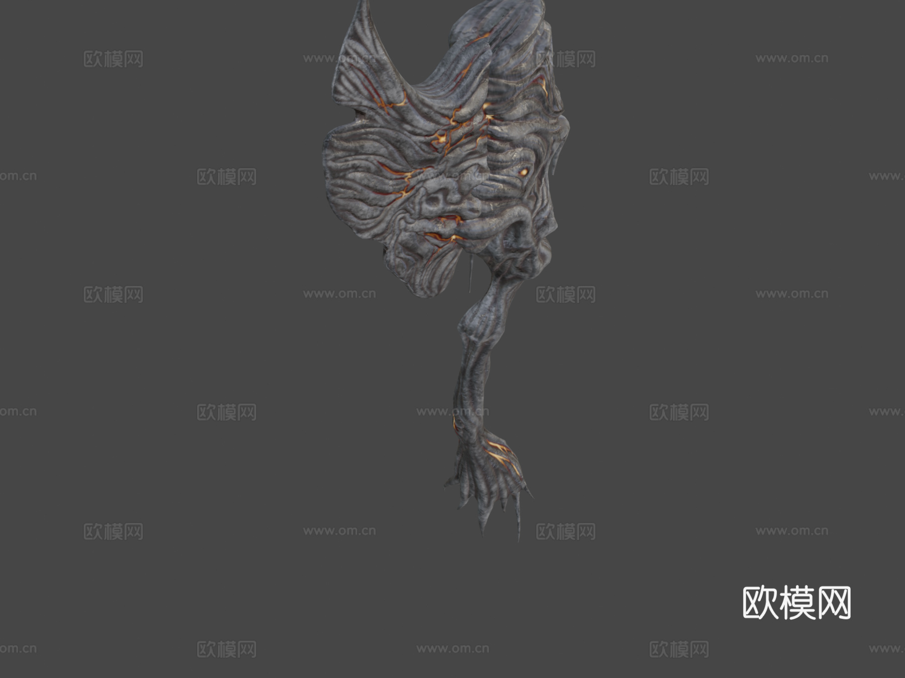 恶魔巨斧黑暗之魂III3d模型下载（渲染图7）