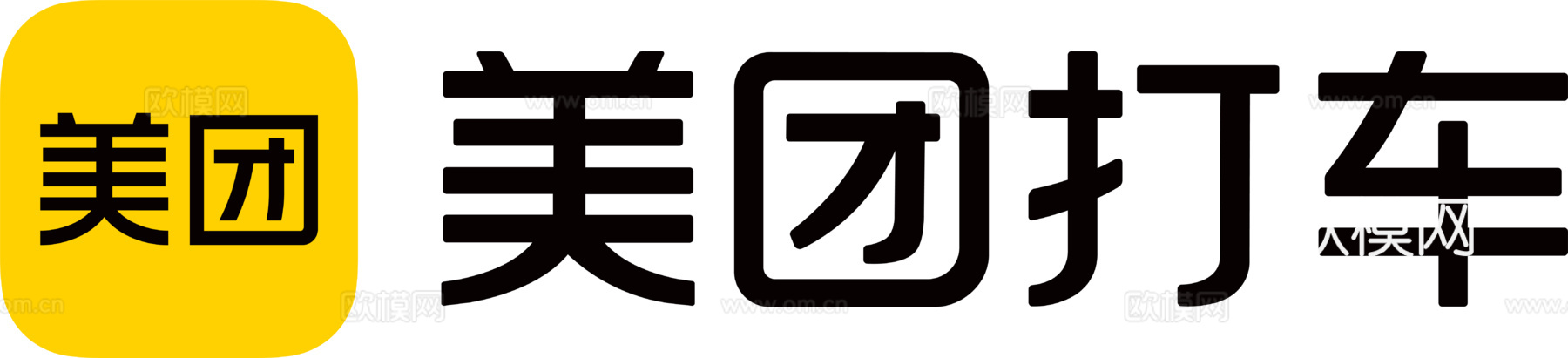美团打车2，打车租车logo