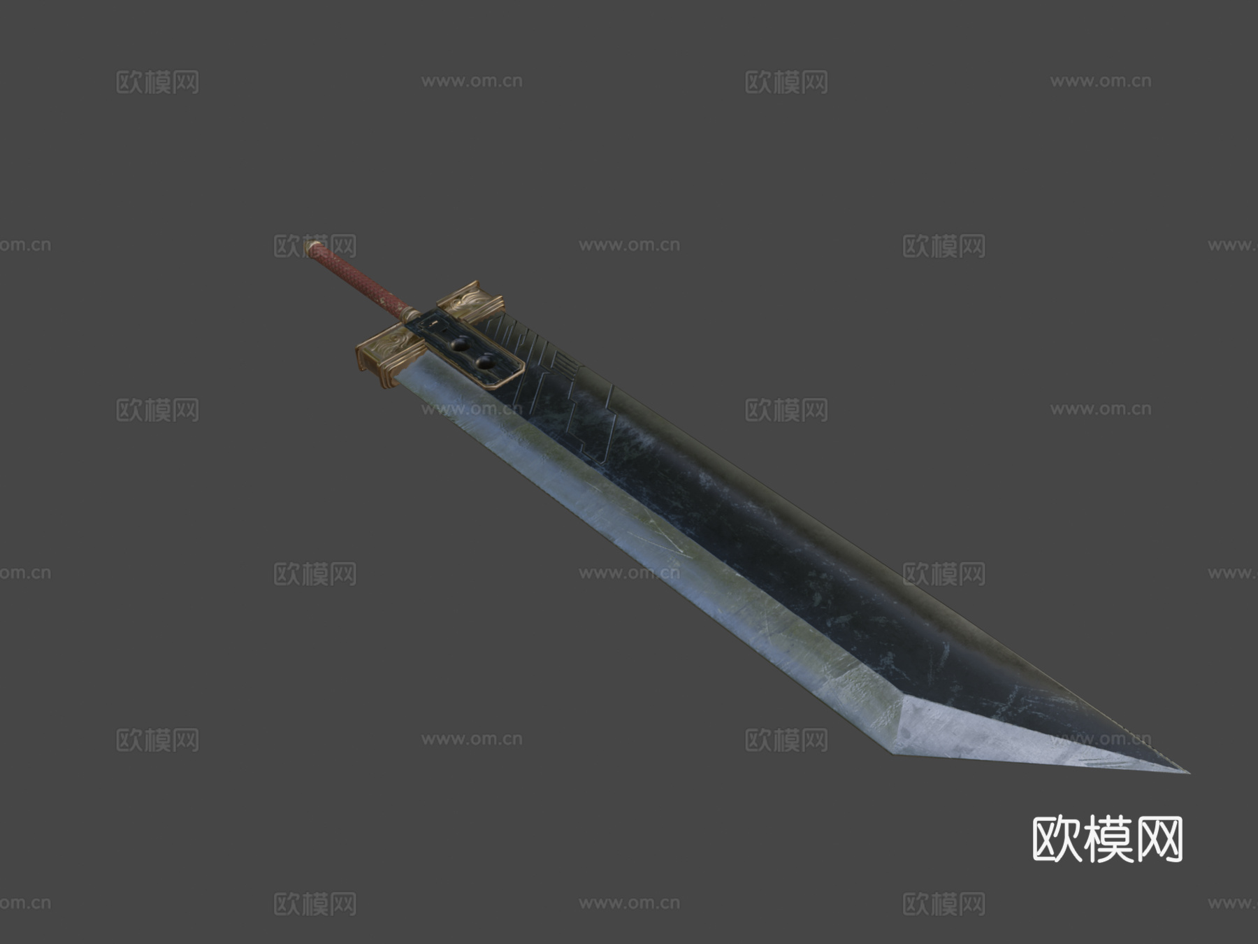 破坏剑3d模型下载（渲染图6）